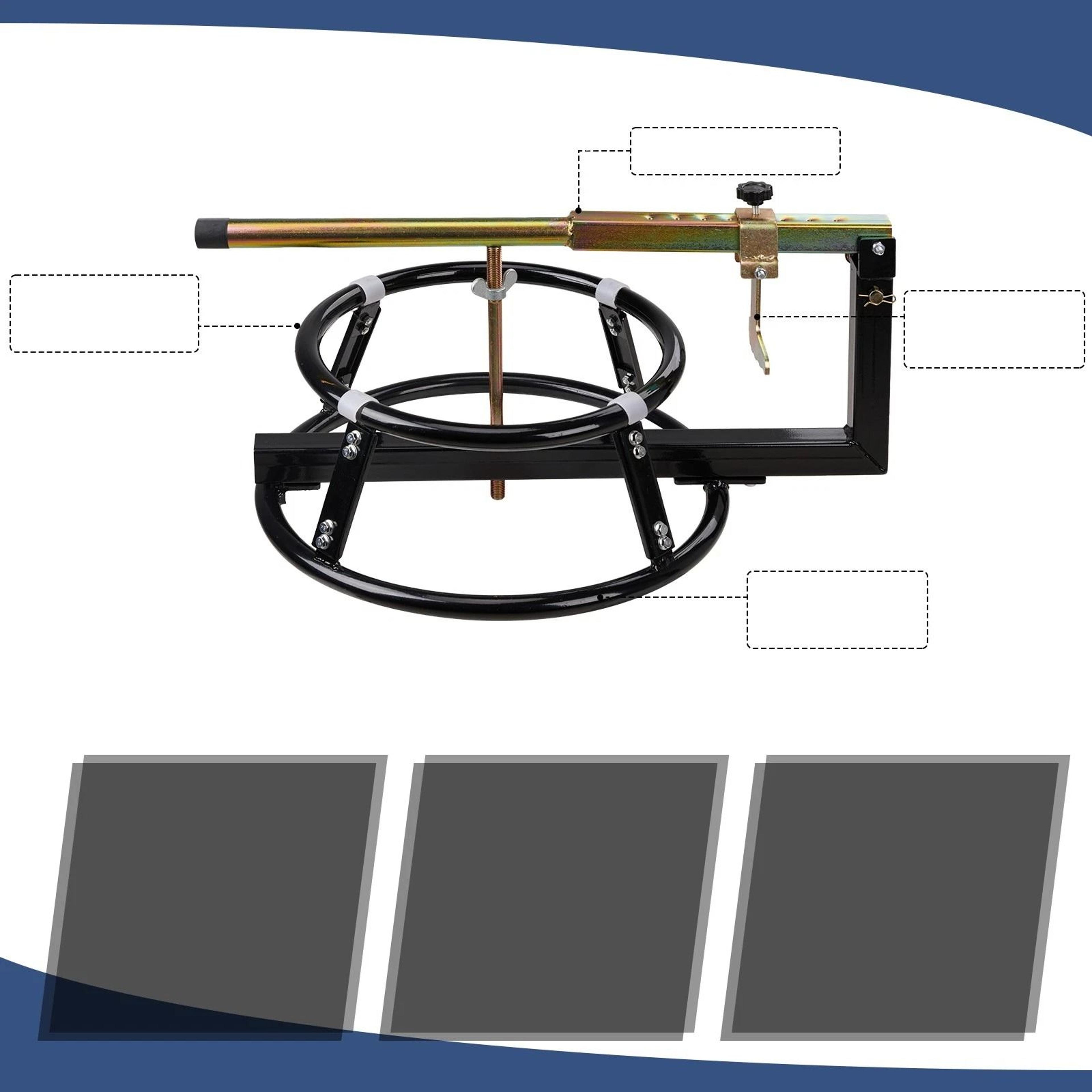 Motorcycle Tire Changing Stand With Bead Breaker Portable HeavyDuty Efficient 2