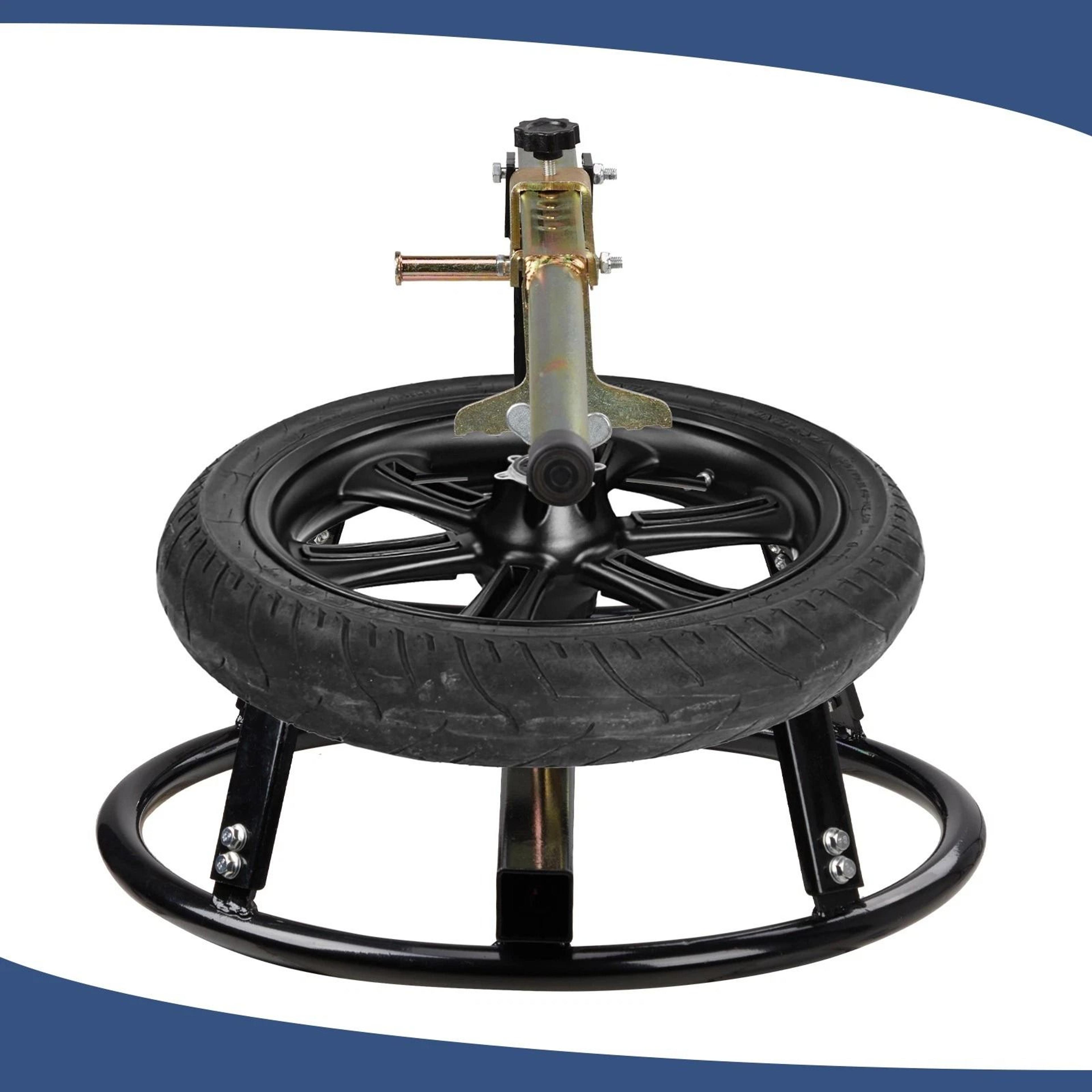 Motorcycle Tire Changing Stand With Bead Breaker Portable HeavyDuty Efficient 4