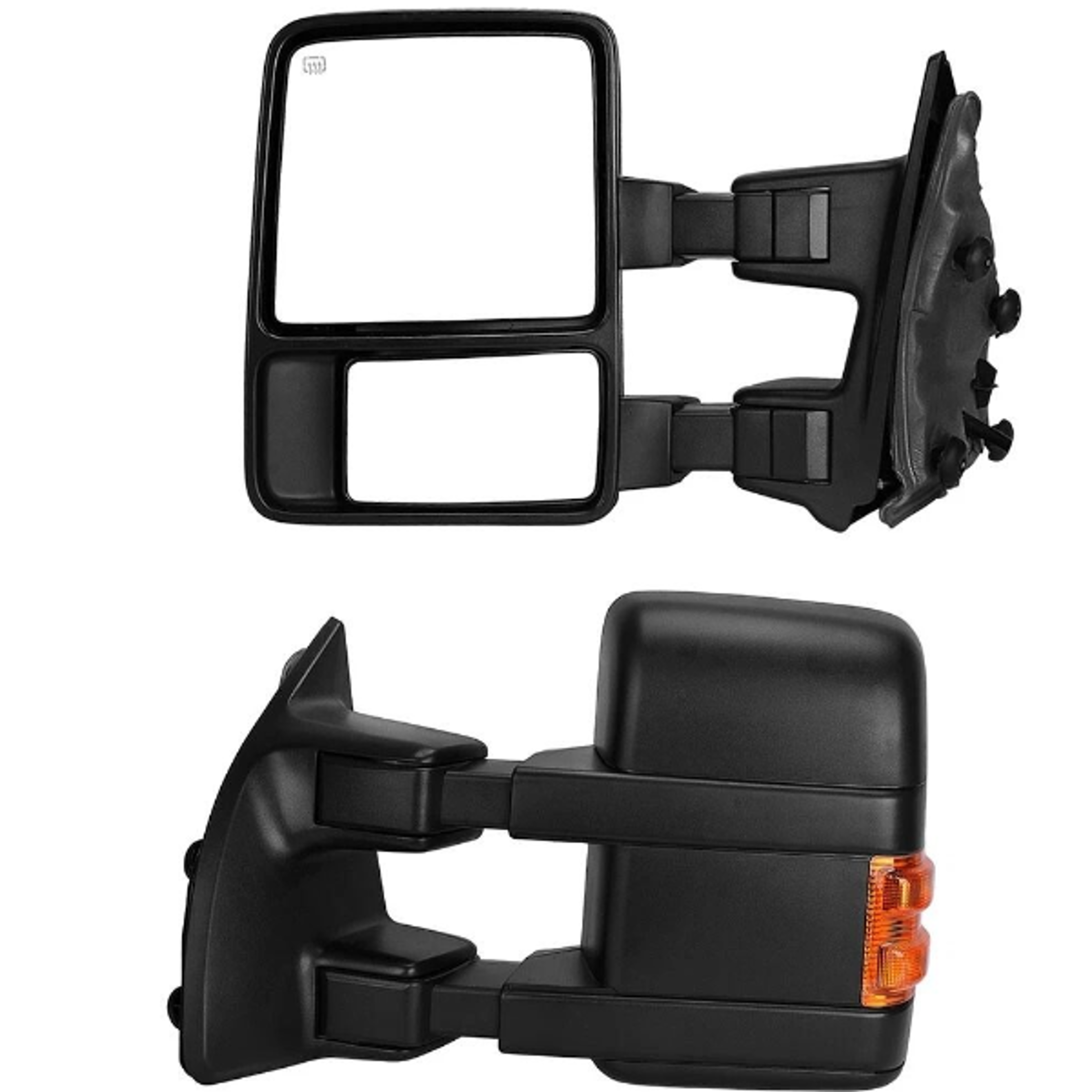 power heated tow mirror for driver side, super duty, durable & reliable towing accessory