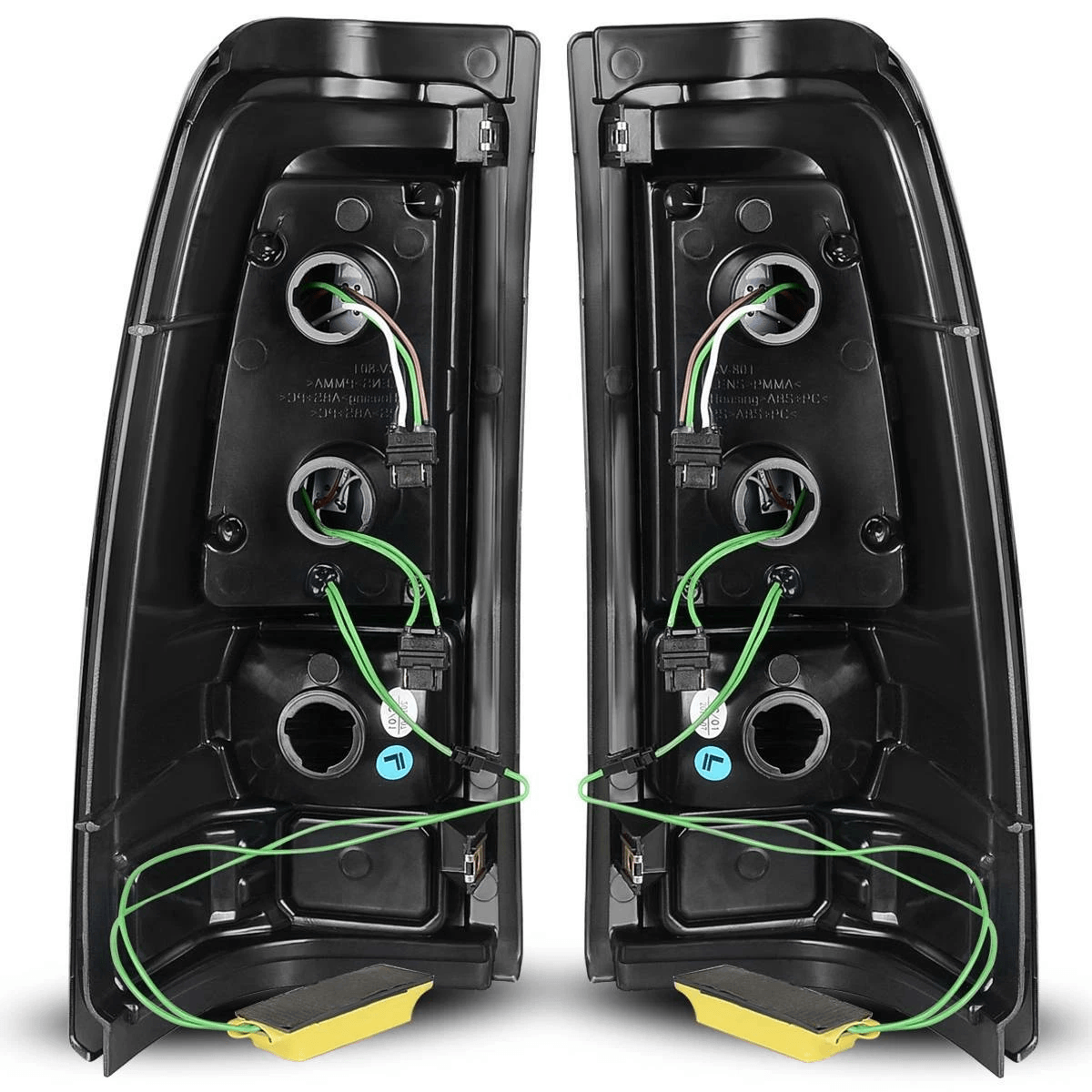Smoke Black LED Tail Lights For Silverado Sierra Rear Lamp Upgrade 5