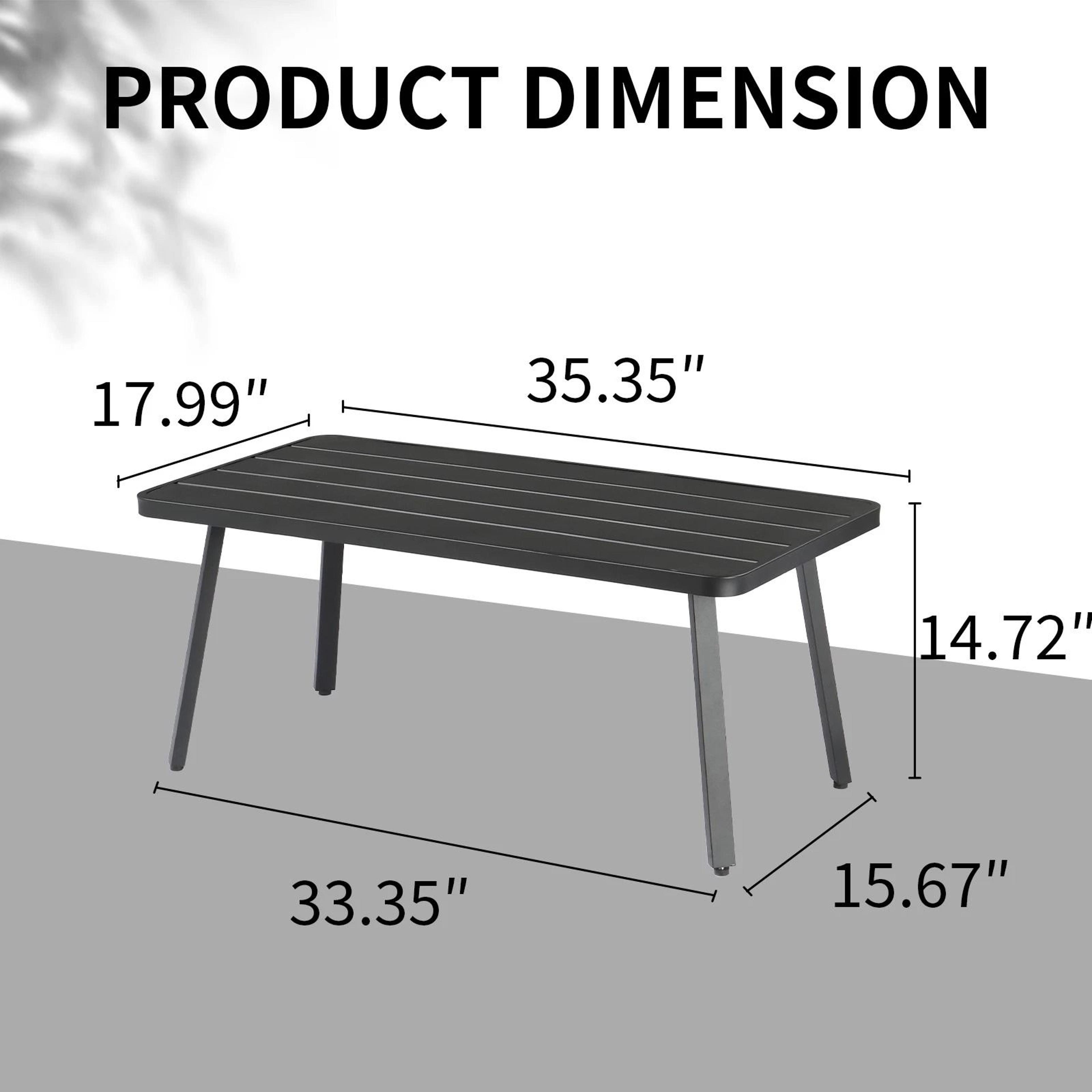 Weather Resistant Steel Patio Side Table For Balcony Porch Outdoor Side Table Weather Resistant Ste 6
