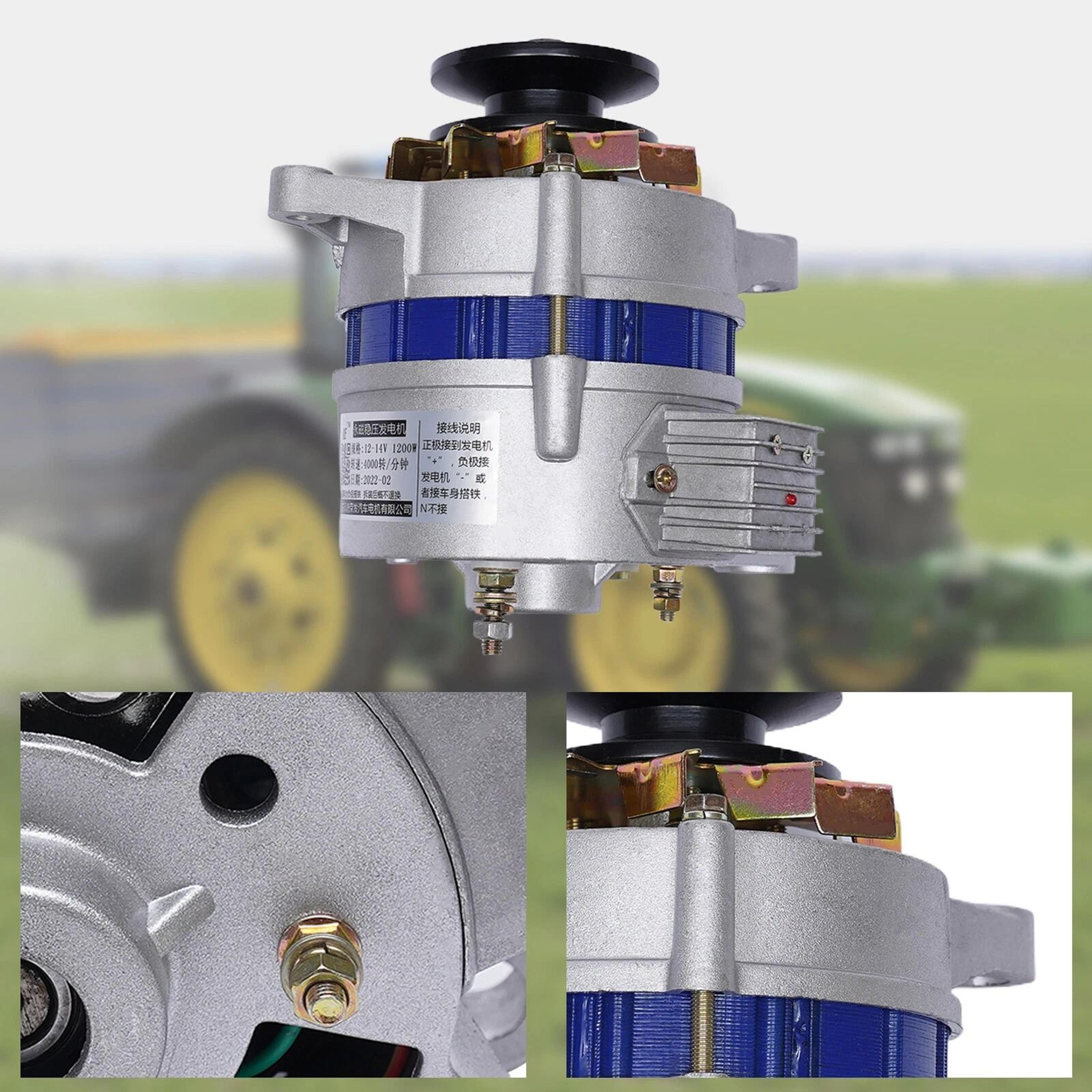 12V Low RPM Copper Permanent Magnet Alternator Generator For Synchronous Use 3