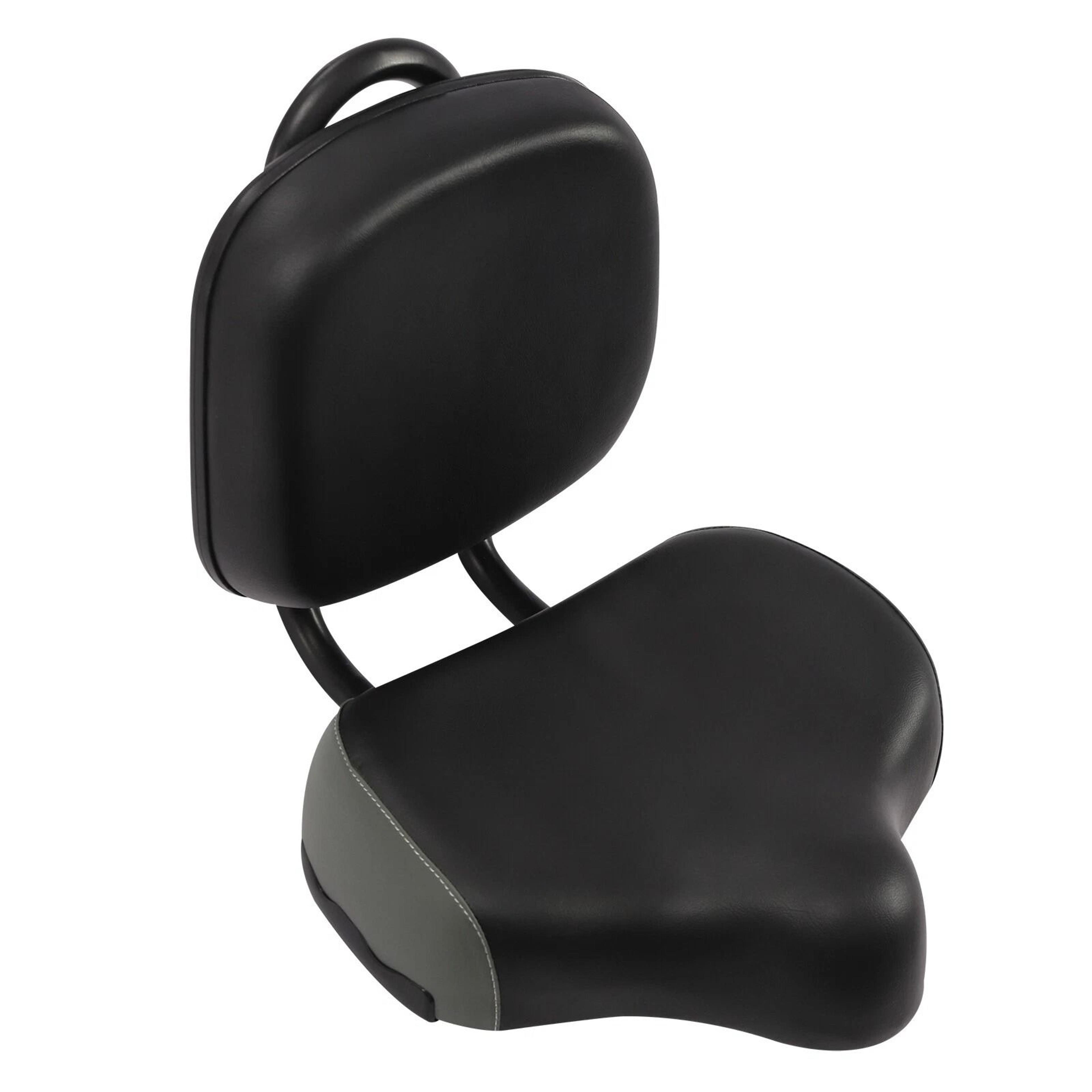comfortable bicycle tricycle saddle seat w/backrest, black trike saddle bike seat