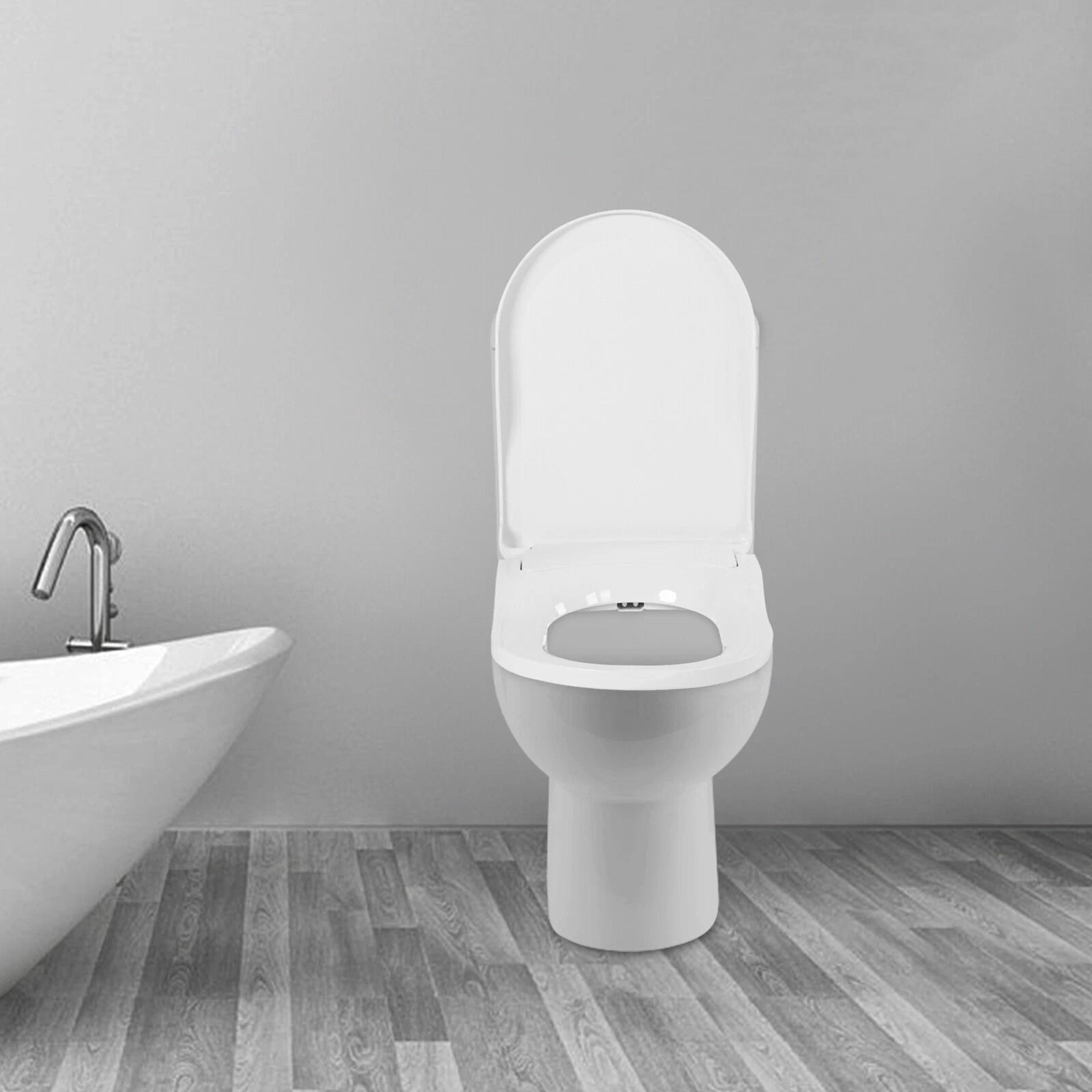 bidet fresh water spray kit, non-electric toilet seat attachment with dual nozzle