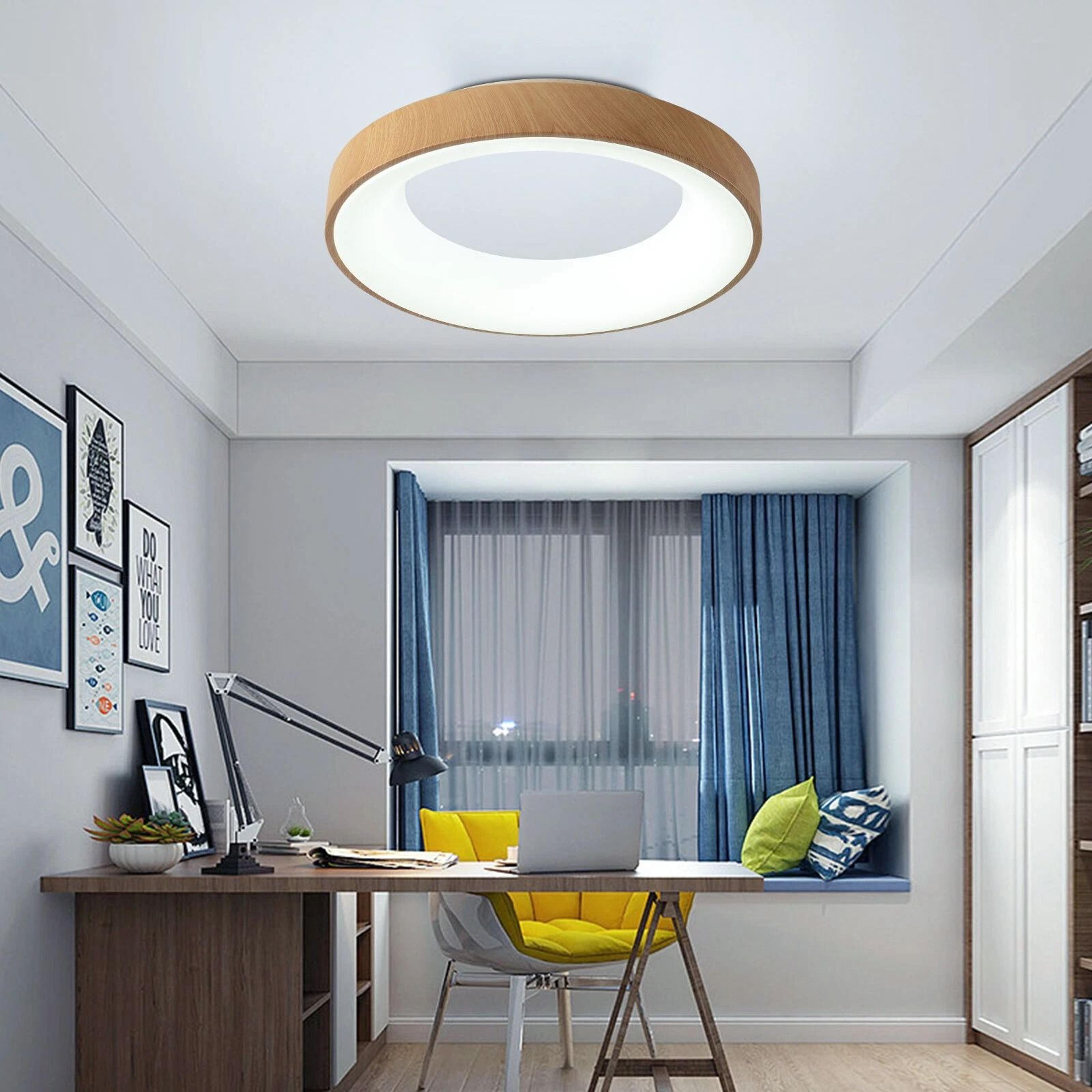 Acrylic Lampshade LED Ceiling Light Modern Flush Mount Indoor Chandelier Fixture 12