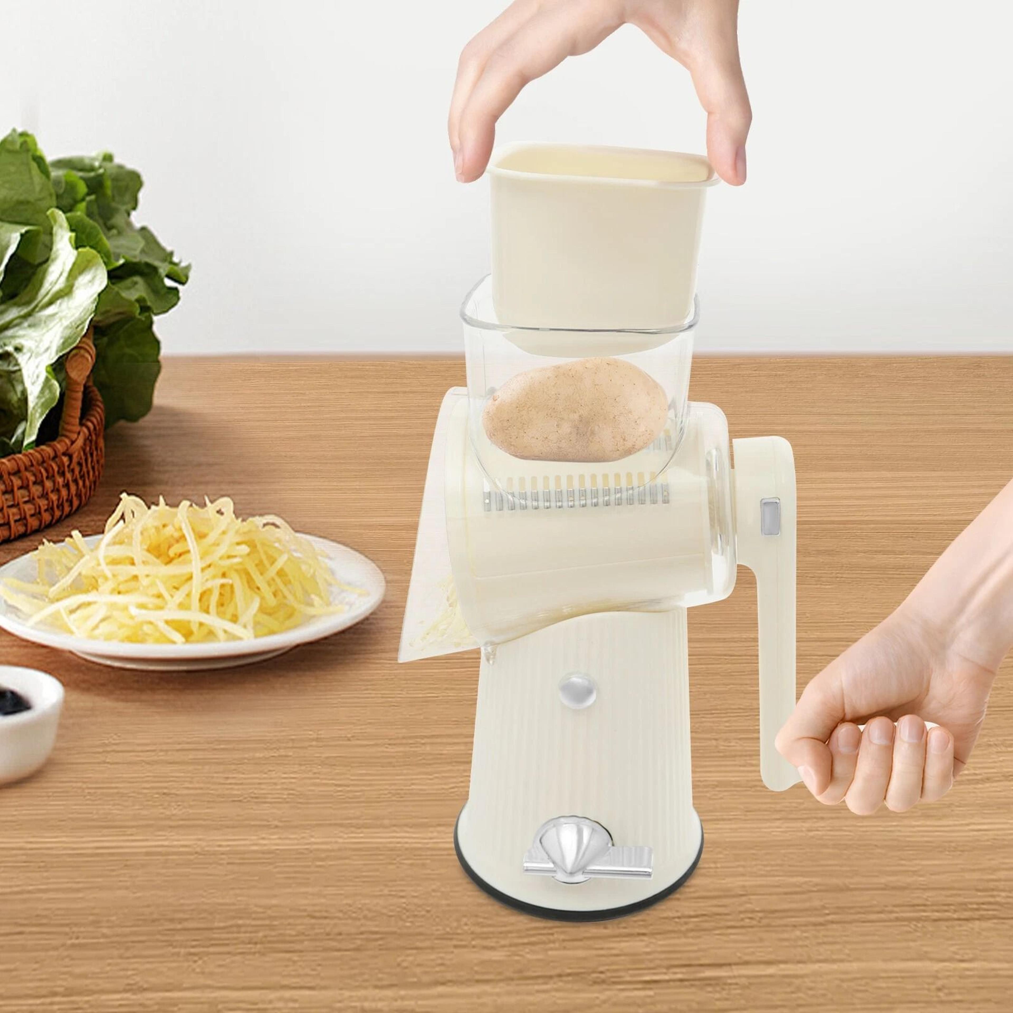 5 In 1 Gourmet Cheese Grater Fast Salad Vegetable Cutter For Easy Prep 5