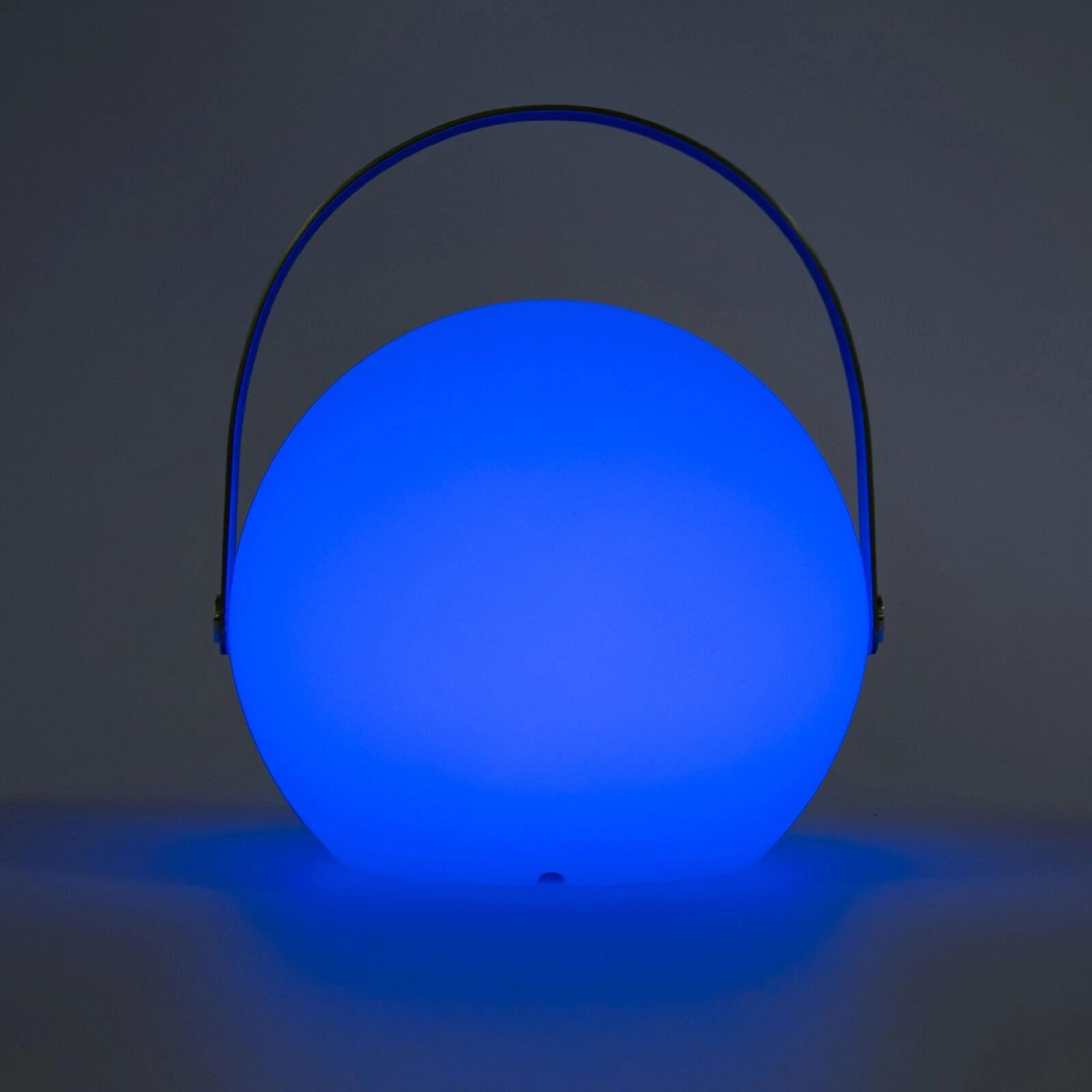 USB Battery Powered LED Table Lamp Sphere Dimmable Remote Control Handle 7