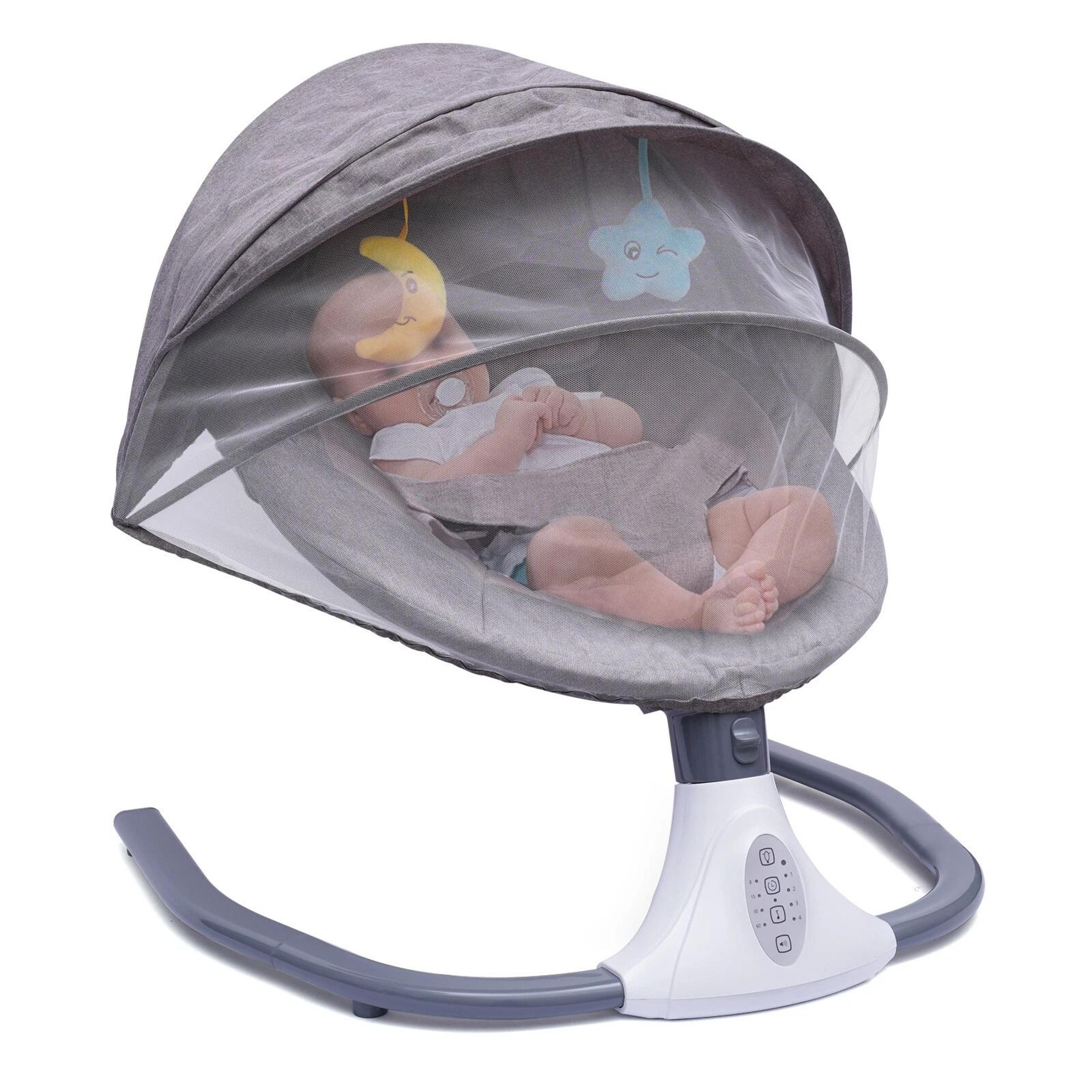 Bluetooth Music Cradle Rocker Electric Baby Bouncer Swing Chair For Infants 9
