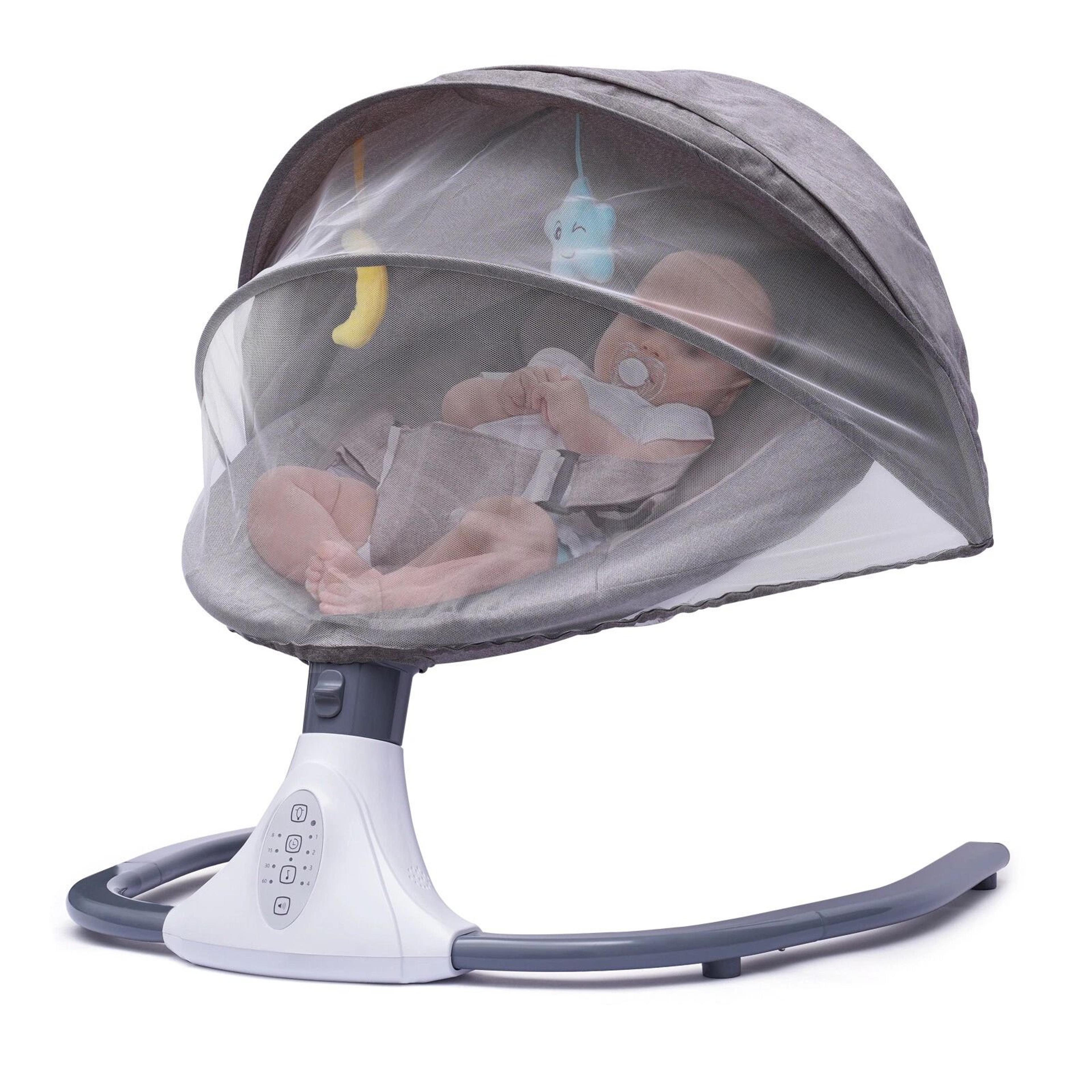 Bluetooth Music Cradle Rocker Electric Baby Bouncer Swing Chair For Infants 6