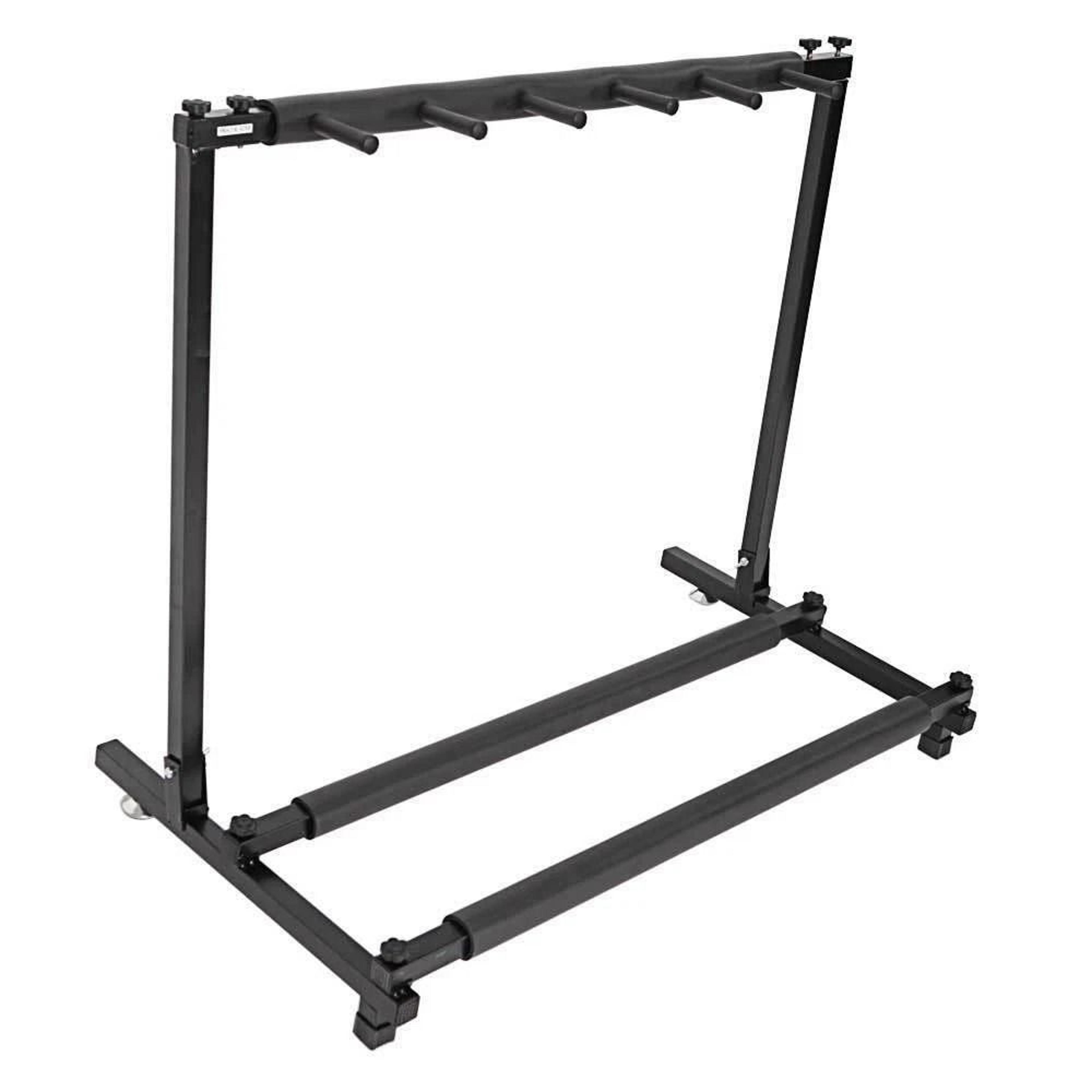 Folding 5 Guitar Stand Five Instrument Display Rack Nice Quality 5