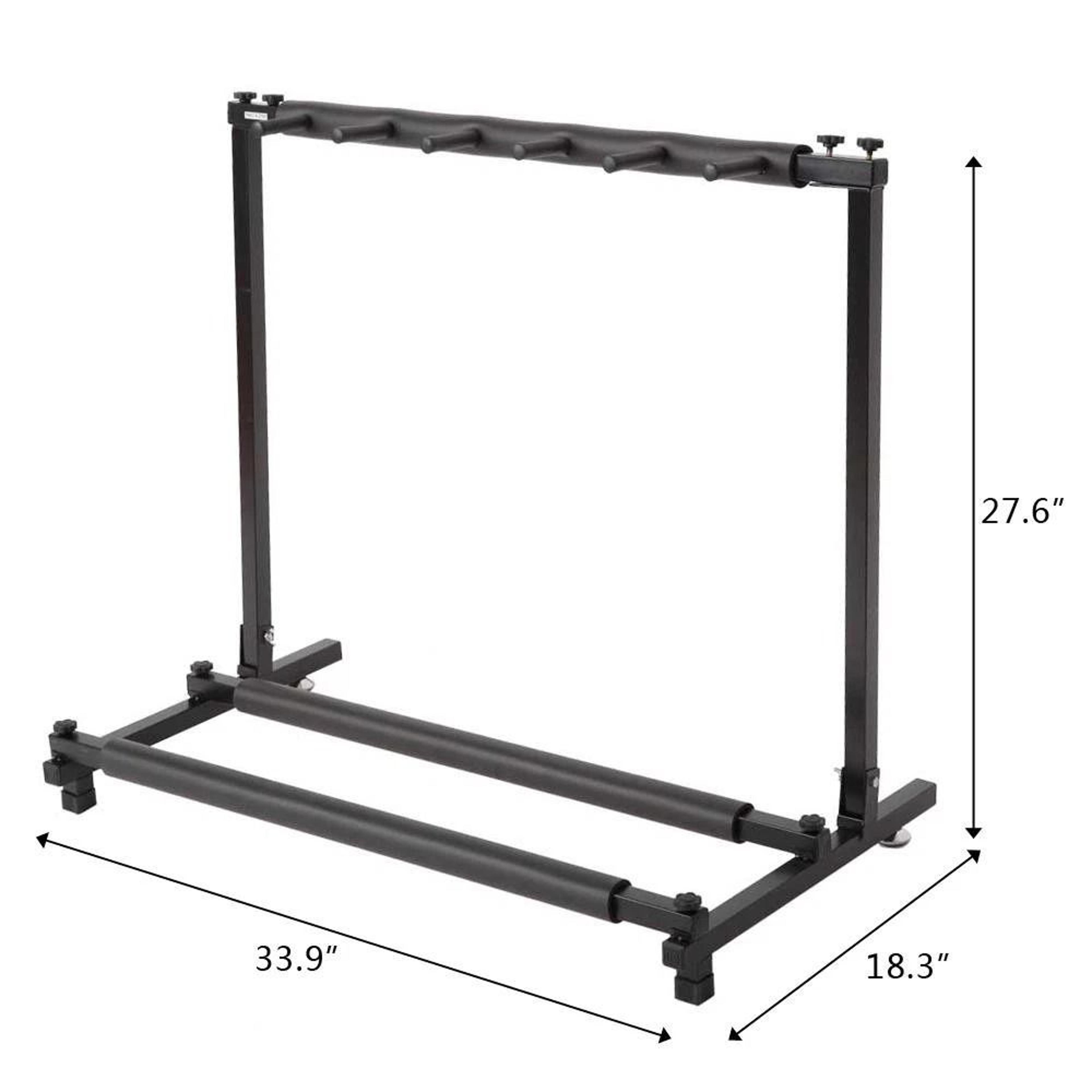 Folding 5 Guitar Stand Five Instrument Display Rack Nice Quality 6