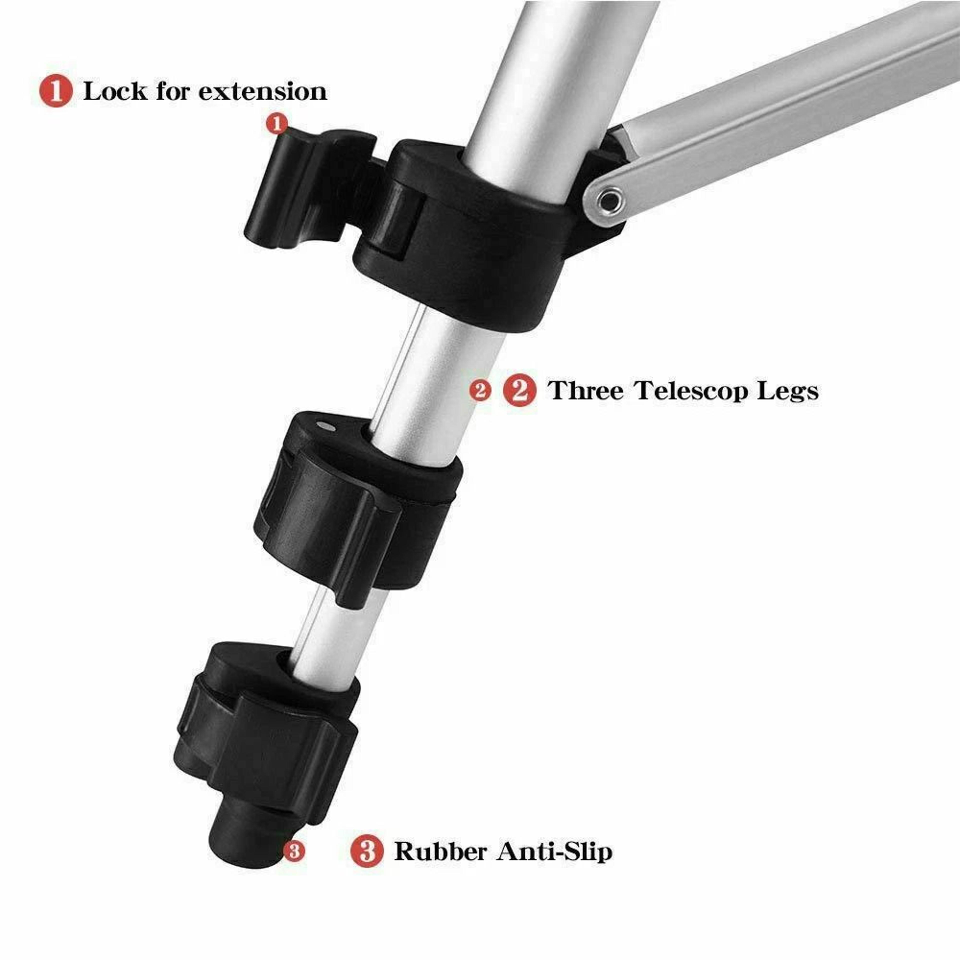 Stand Holder Mount Professional Camera Tripod For IPhone Samsung Cell Phone  Bag Included 8