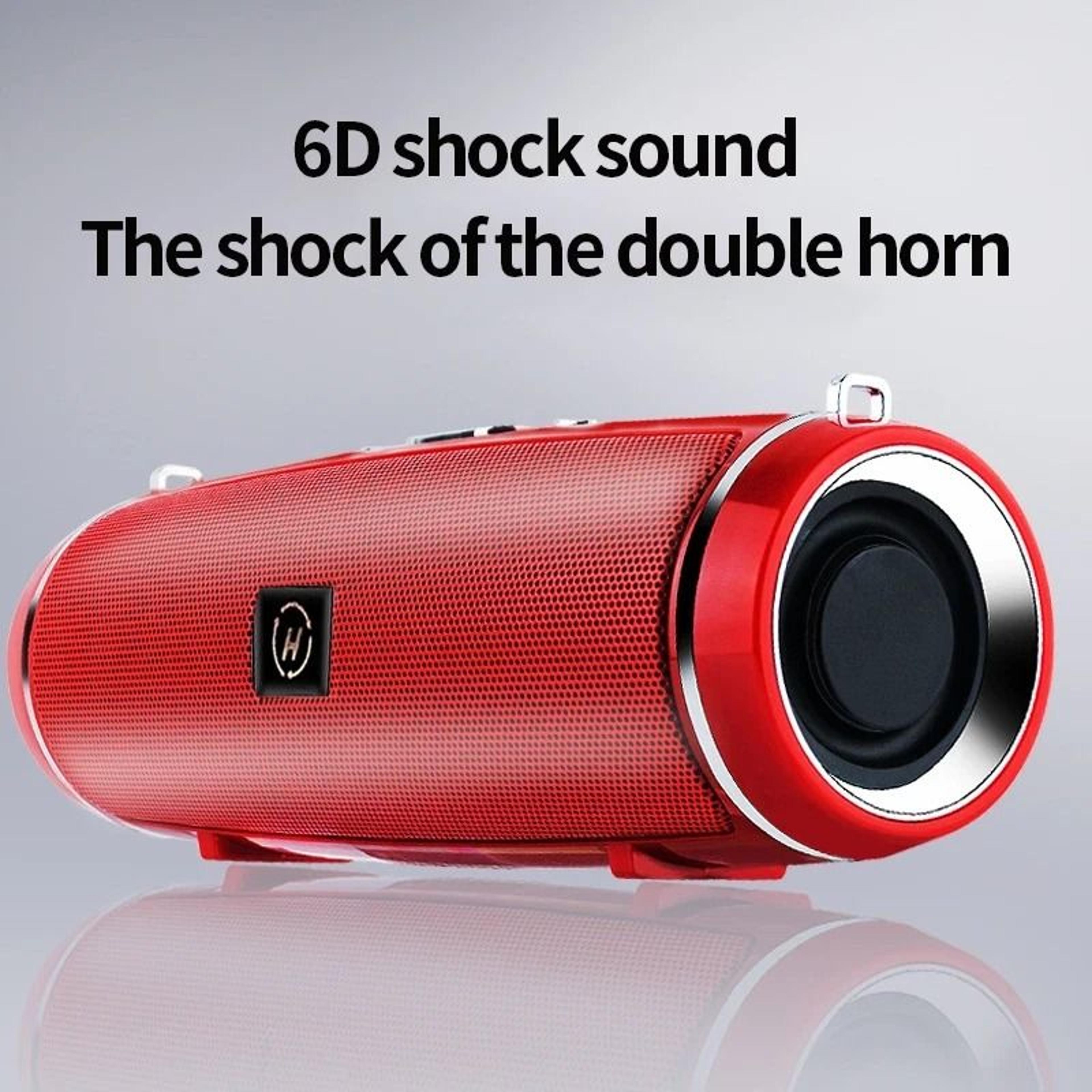 Wireless Waterproof Outdoor Bluetooth Speaker Stereo LOUD Bass USB TF Strap Portable Audio 2