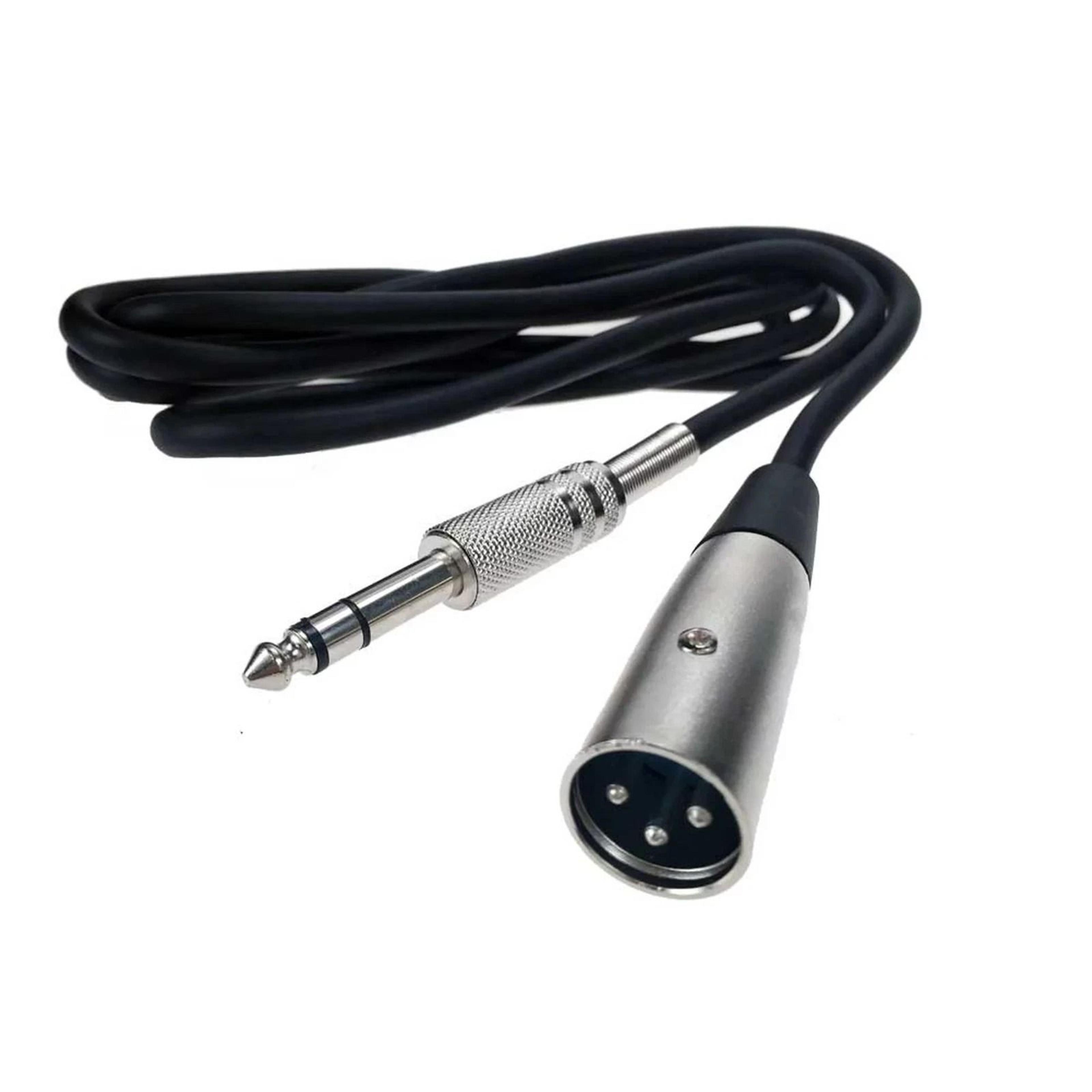 Plug TS Microphone Mono Cable Unbalanced Shielded Audio XLR 3 Pin Male To Adapter Lead 11