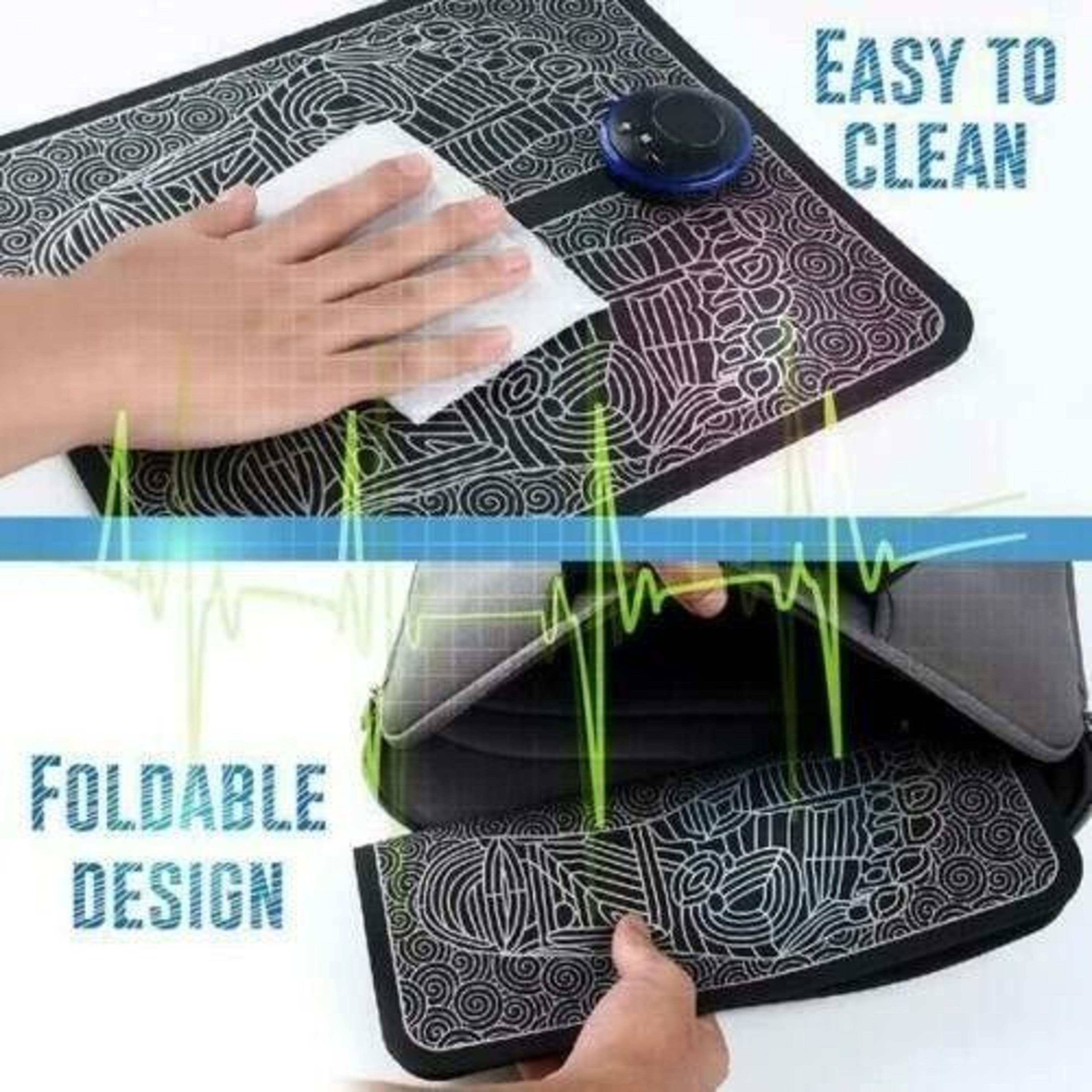 Electric Deep Kneading Muscle Pain Relax Machine EMS Foot Massager Leg Reshaping Therapy Device 2