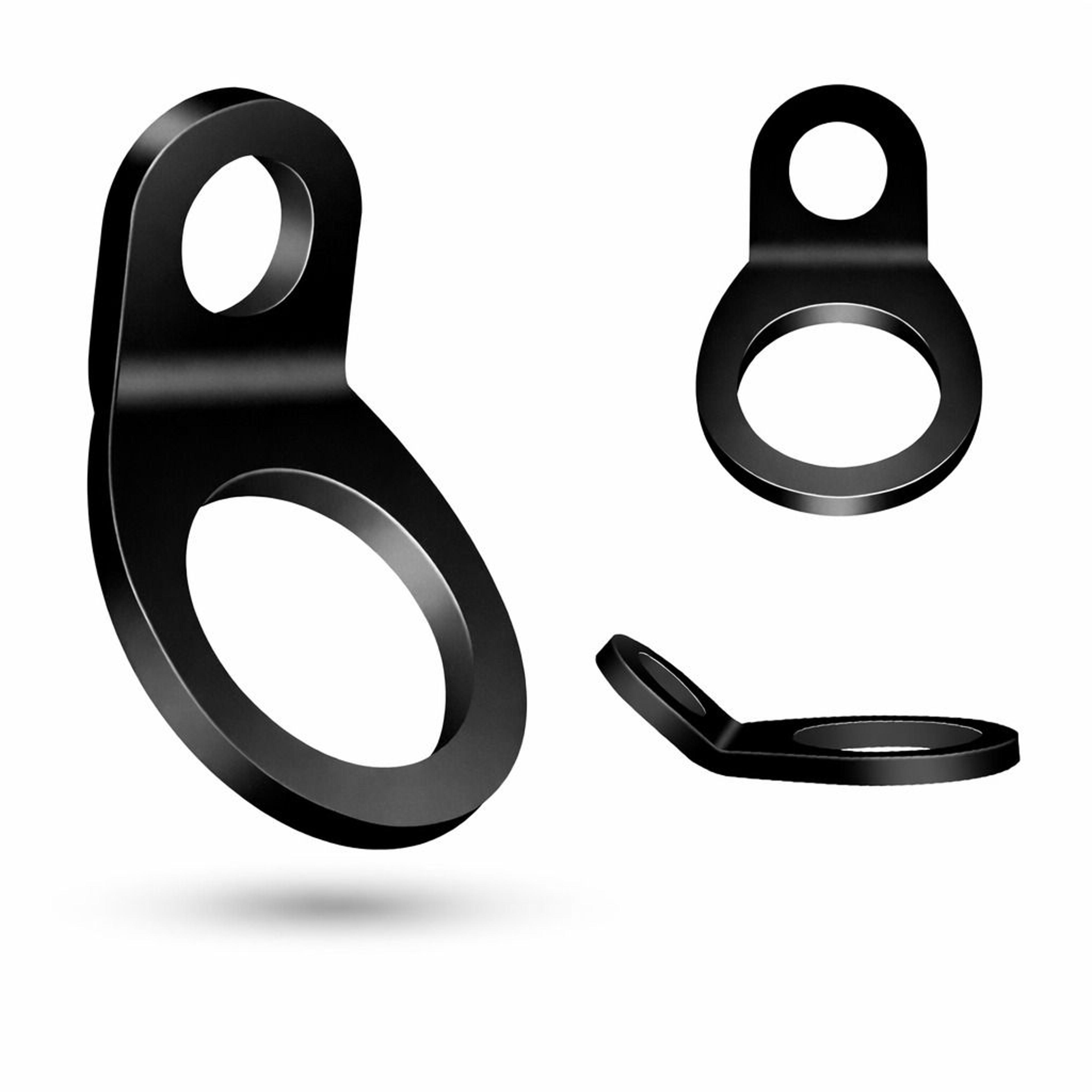 black tie down anchors hooks, dirt bike tie down strap rings for motorcycle