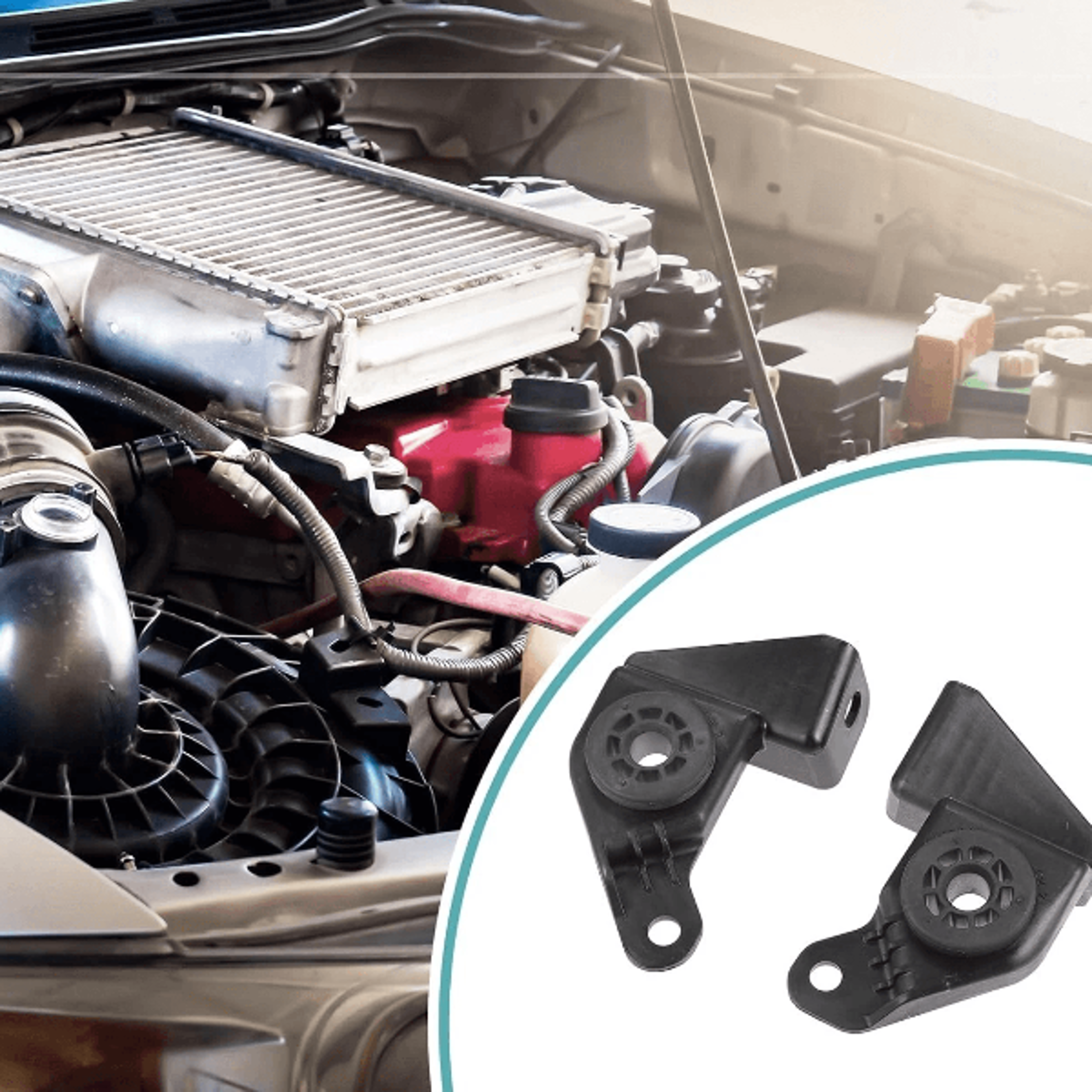 passenger side radiator upper bracket for chevrolet malibu