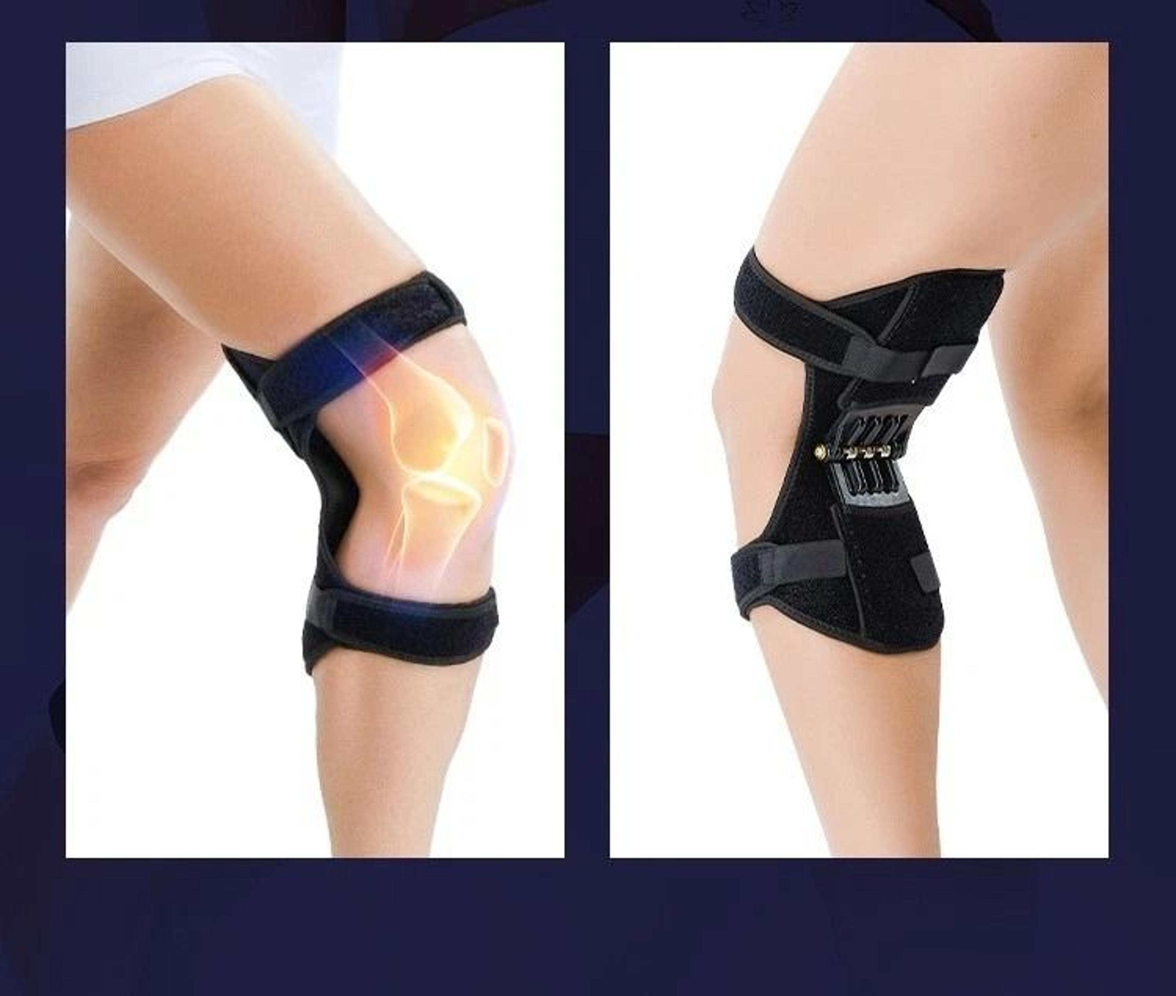knee support brace pads for squat lift joint booster sports power spring force