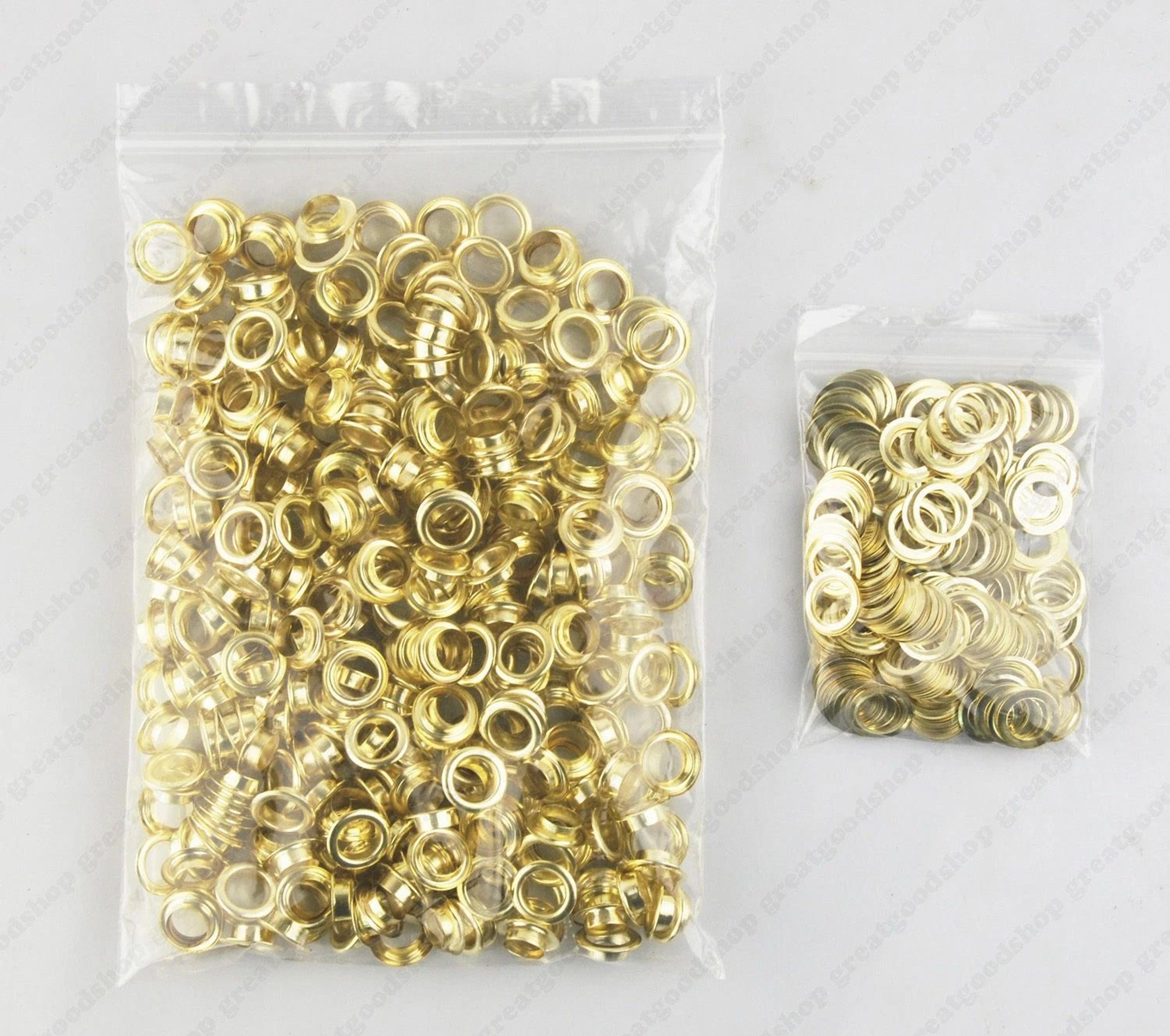 Brass Plating Gold Eyelets With Washers For Clothing Scrapbook Grommets 3