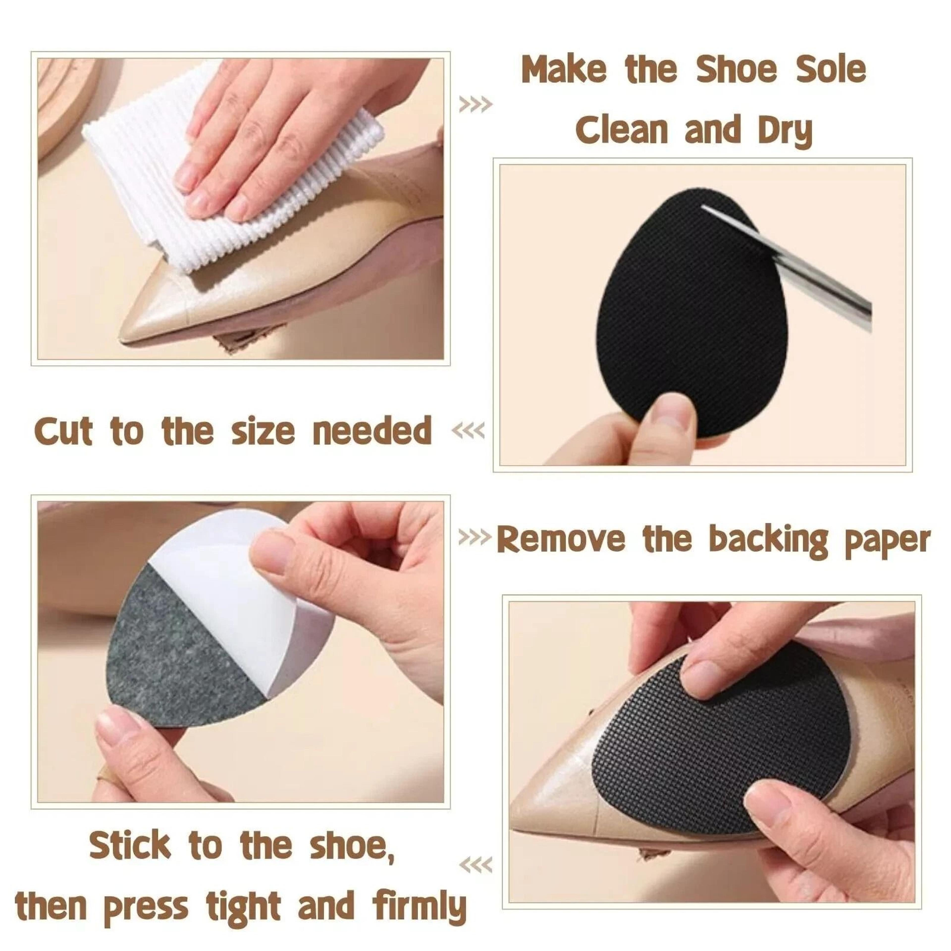 AntiSlip Shoe Grips NonSlip Shoes Pads For Secure Footing 5