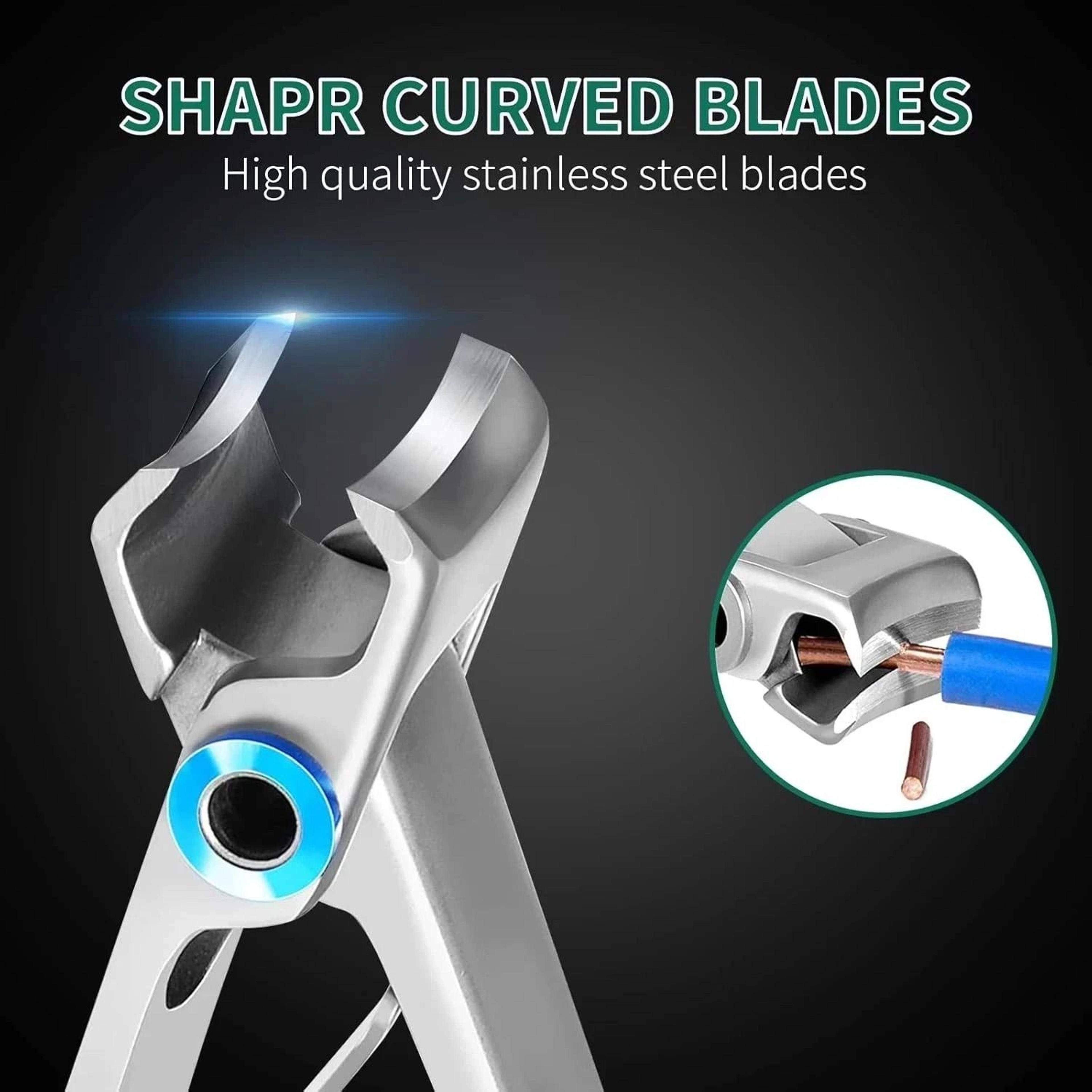 Ultra Wide Jaw Nail Clippers Set Fingernail And Toenail Clippers HeavyDuty Steel Smooth  Precise Cu 3