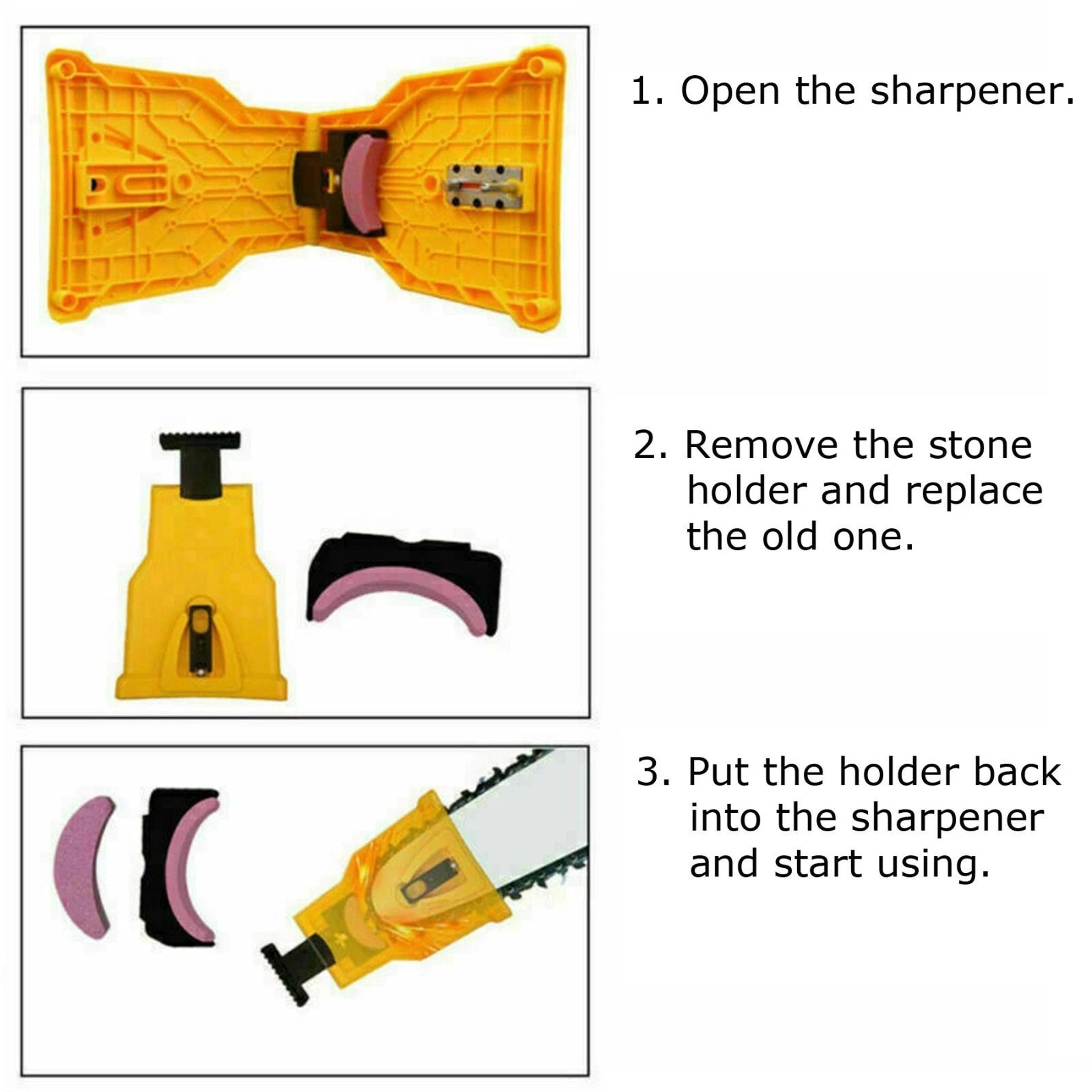 Chain Saw Blade Fast Sharpening Chainsaw Teeth Sharpener Stone Grinder Tool For Ultimate Precision 3
