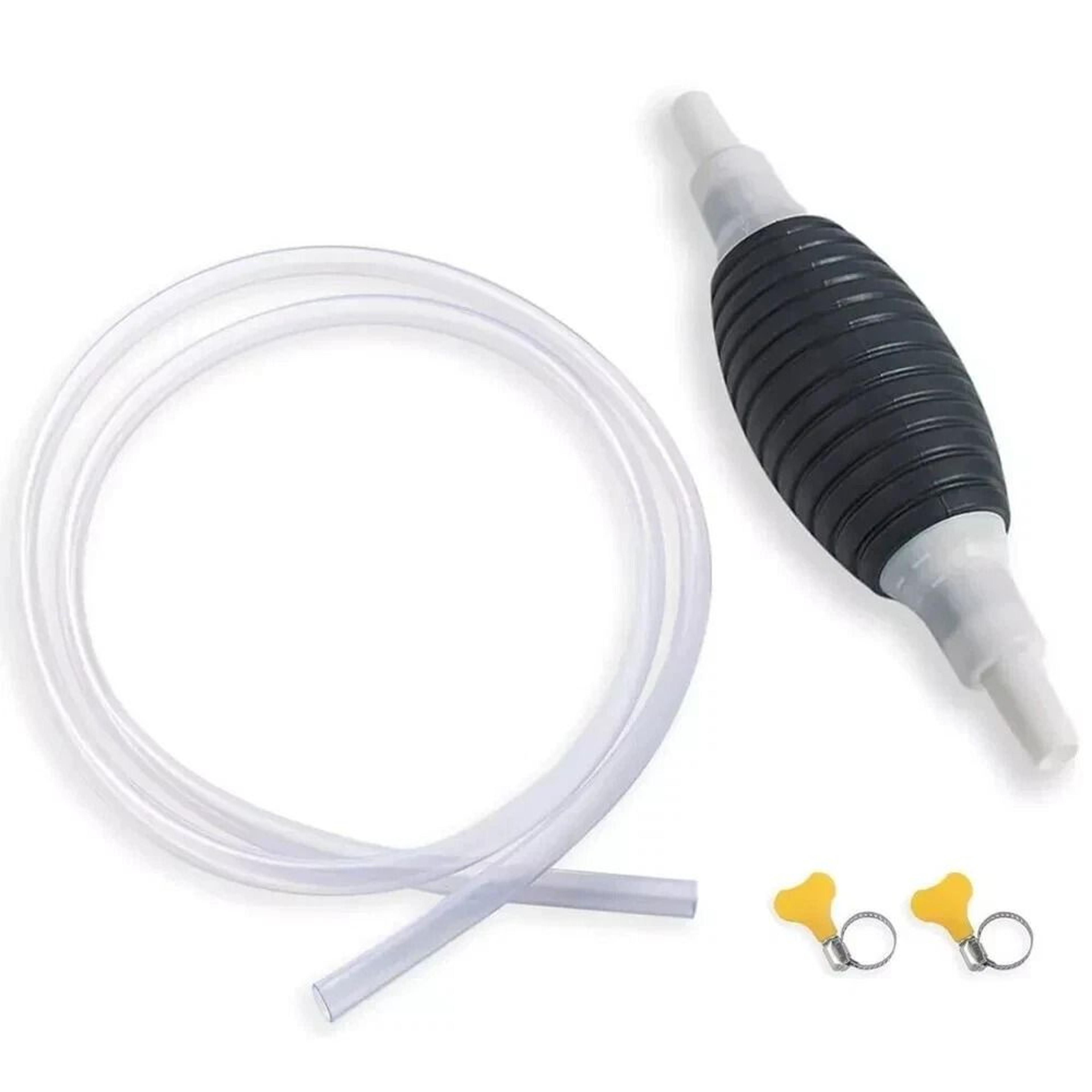 Portable Manual Car Fuel Transfer Pump With Siphon Hose Gas Gasoline Petrol Hand Pump 1