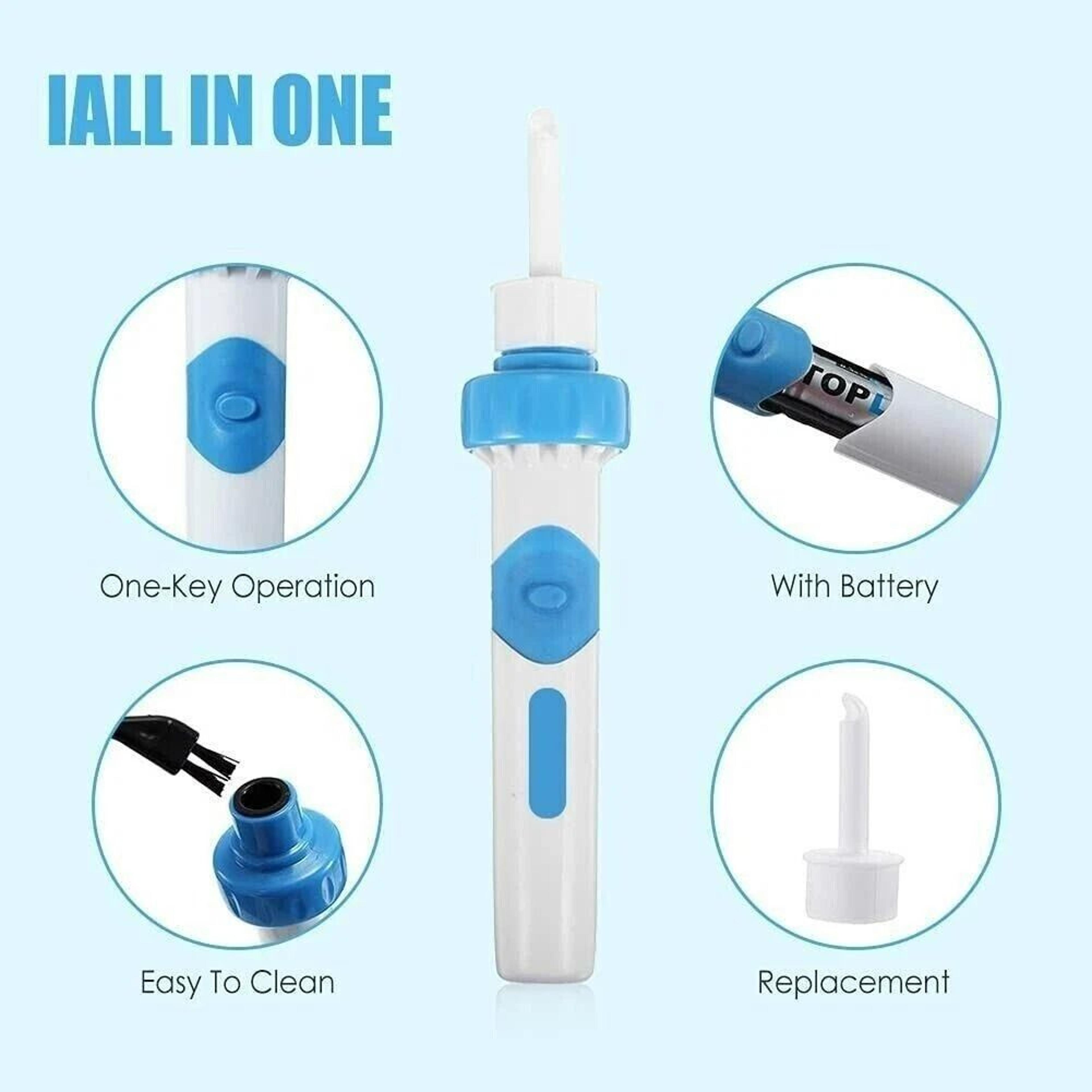 Cordless Electric Ear Cleaner Wax Remover With Safety And Painless Cleaning Function 5