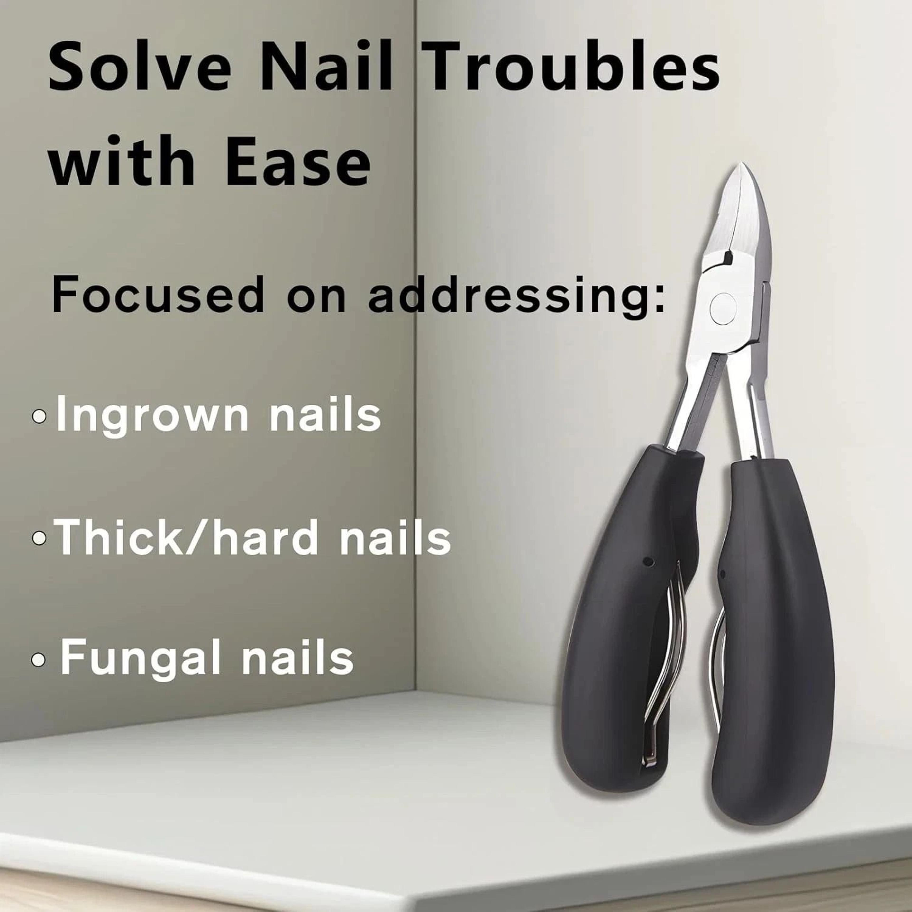 Heavy Duty Stainless Extra Large Toe Nail Clippers For Thick Hard Nails Cutter Durable Pedicure Too 3