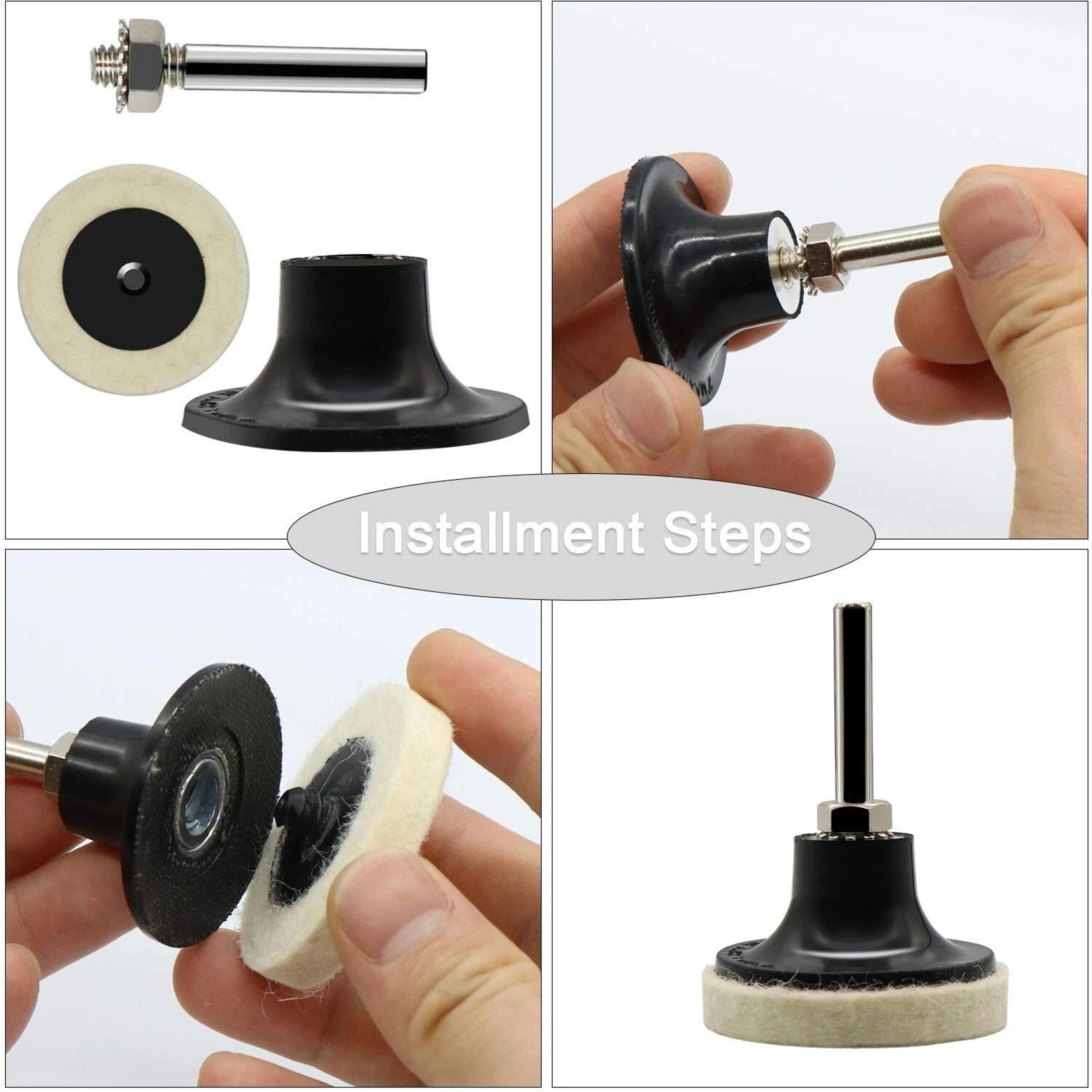 Die Grinder Sanding Disc Pad Holder With Shank Suitable For Roloc 3