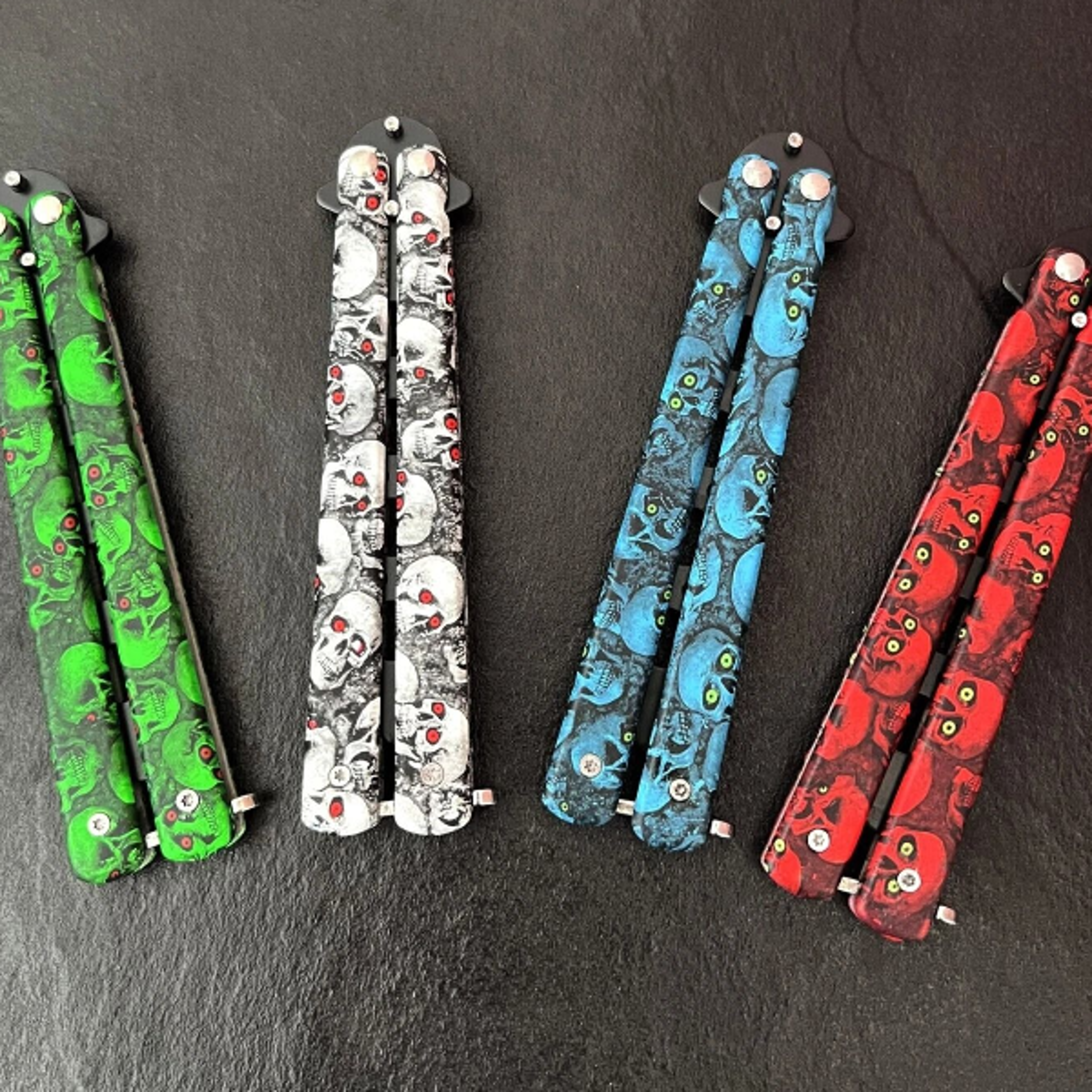 balisong metal butterfly trainer knife high quality blade tool for practice