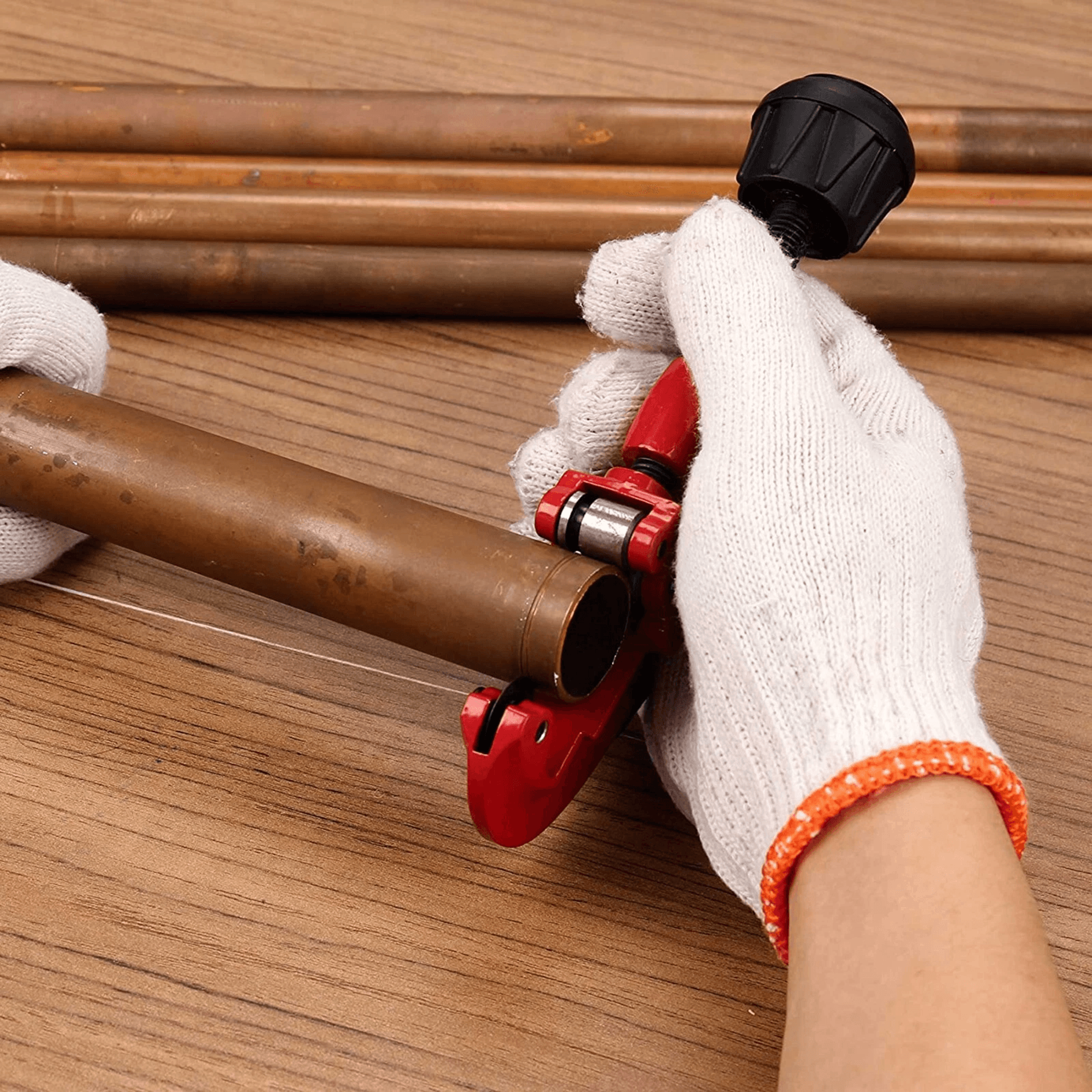 premium pipe tube cutter for copper, brass, aluminum, pvc plumbing & hvac systems