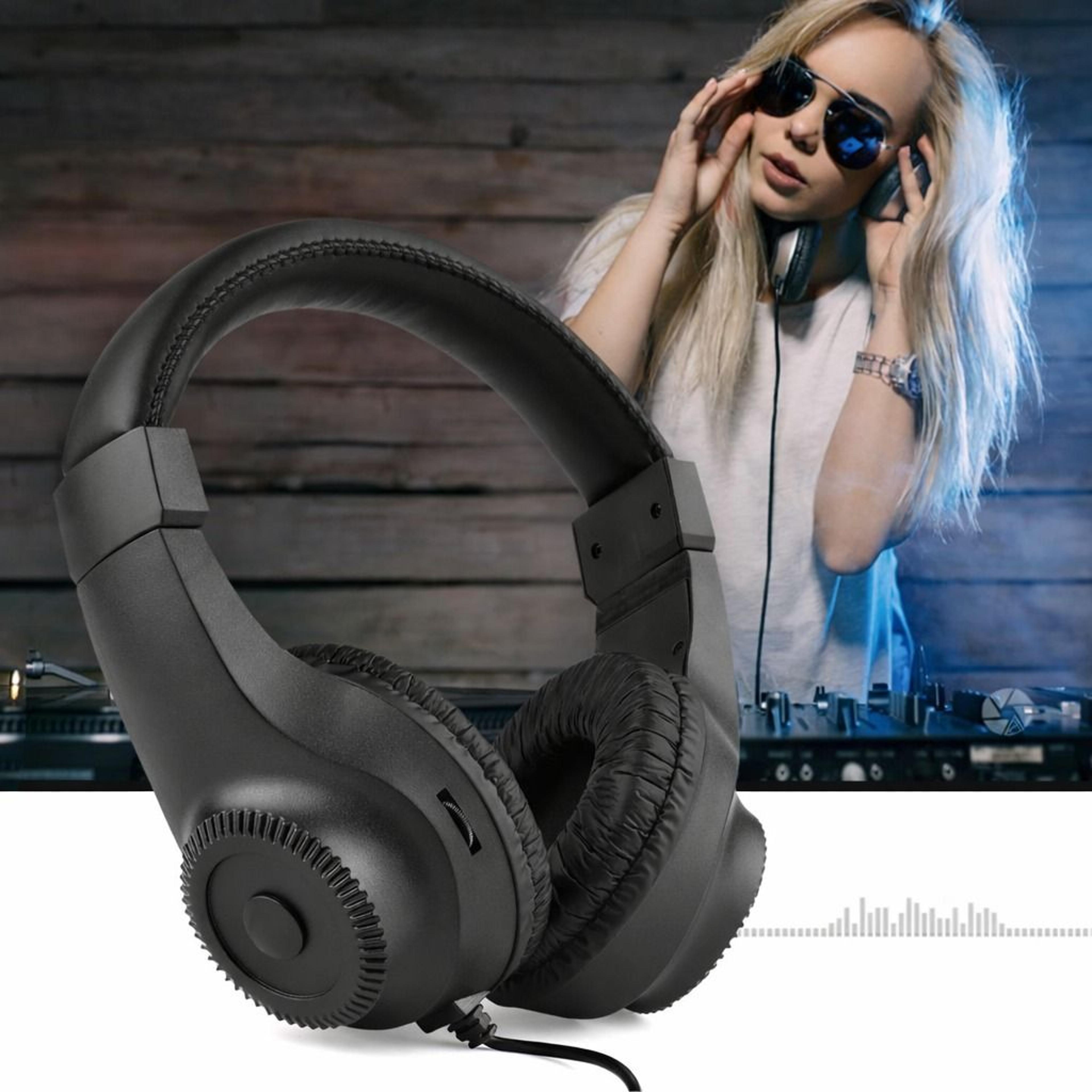 wired monitor headphones over ear headset for electric guitar amplifier