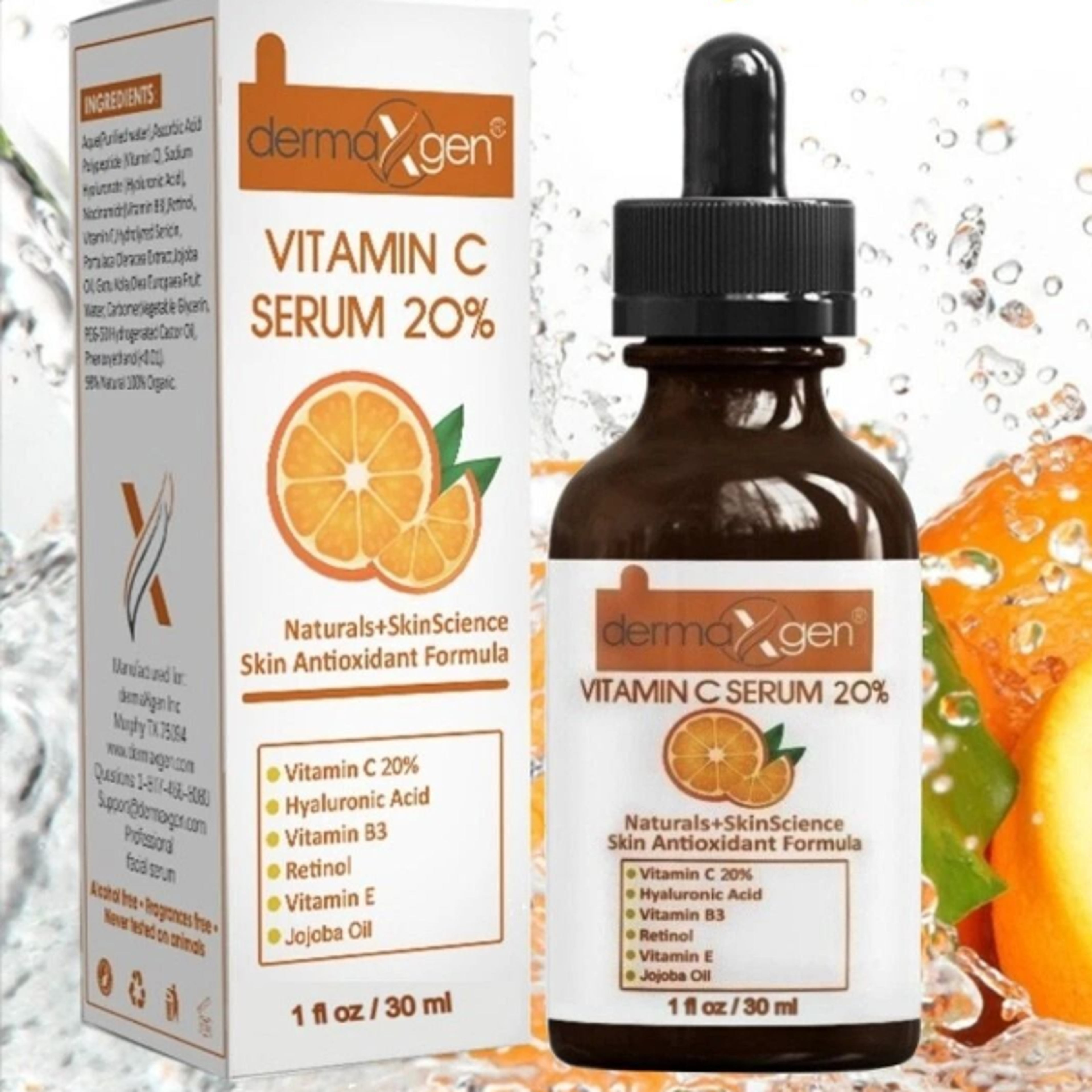vitamin c hyaluronic acid face serum anti wrinkle