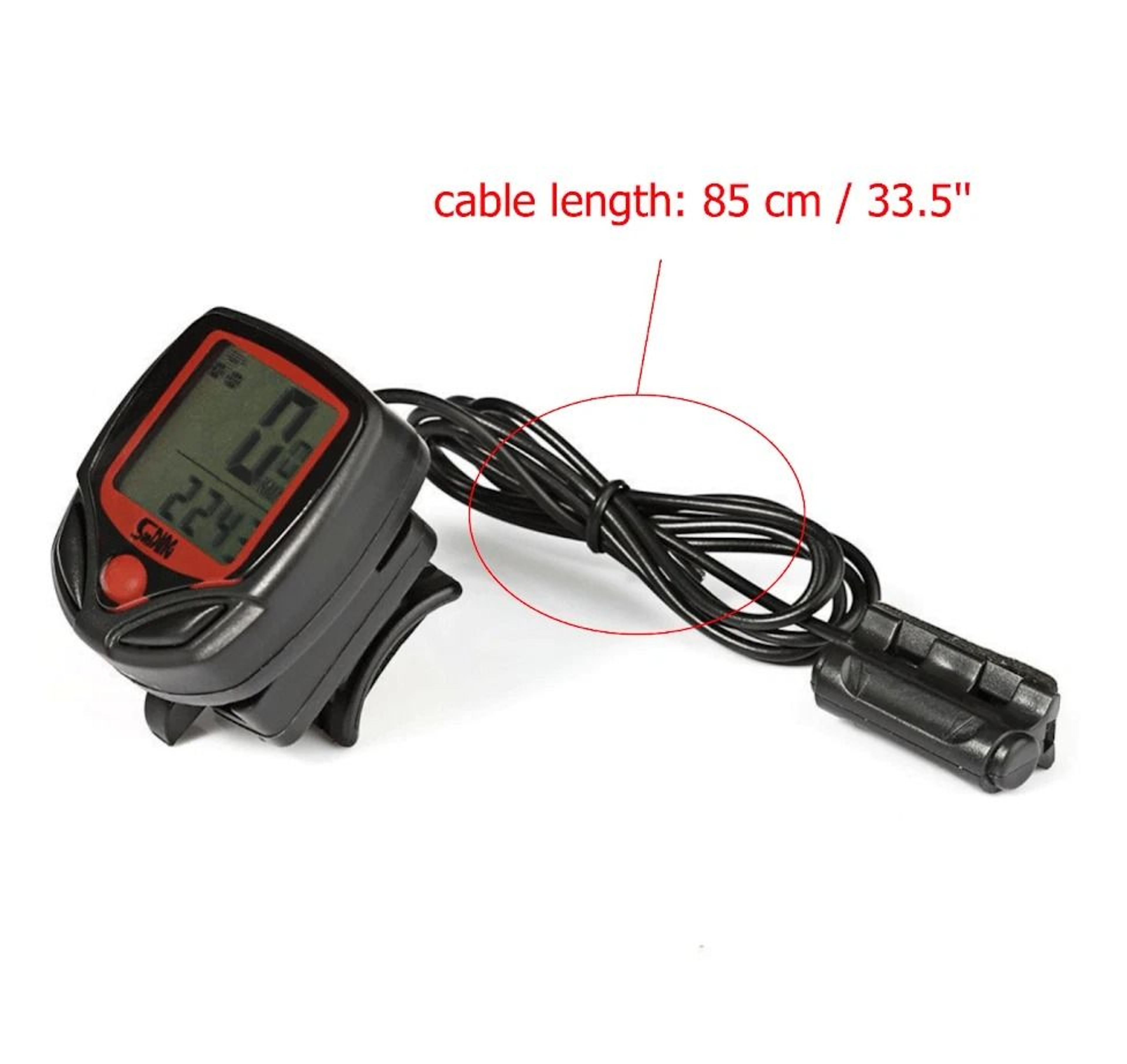 Digital Bike Speedometer  Odometer Waterproof LCD Cycle Computer MPHKMH 3