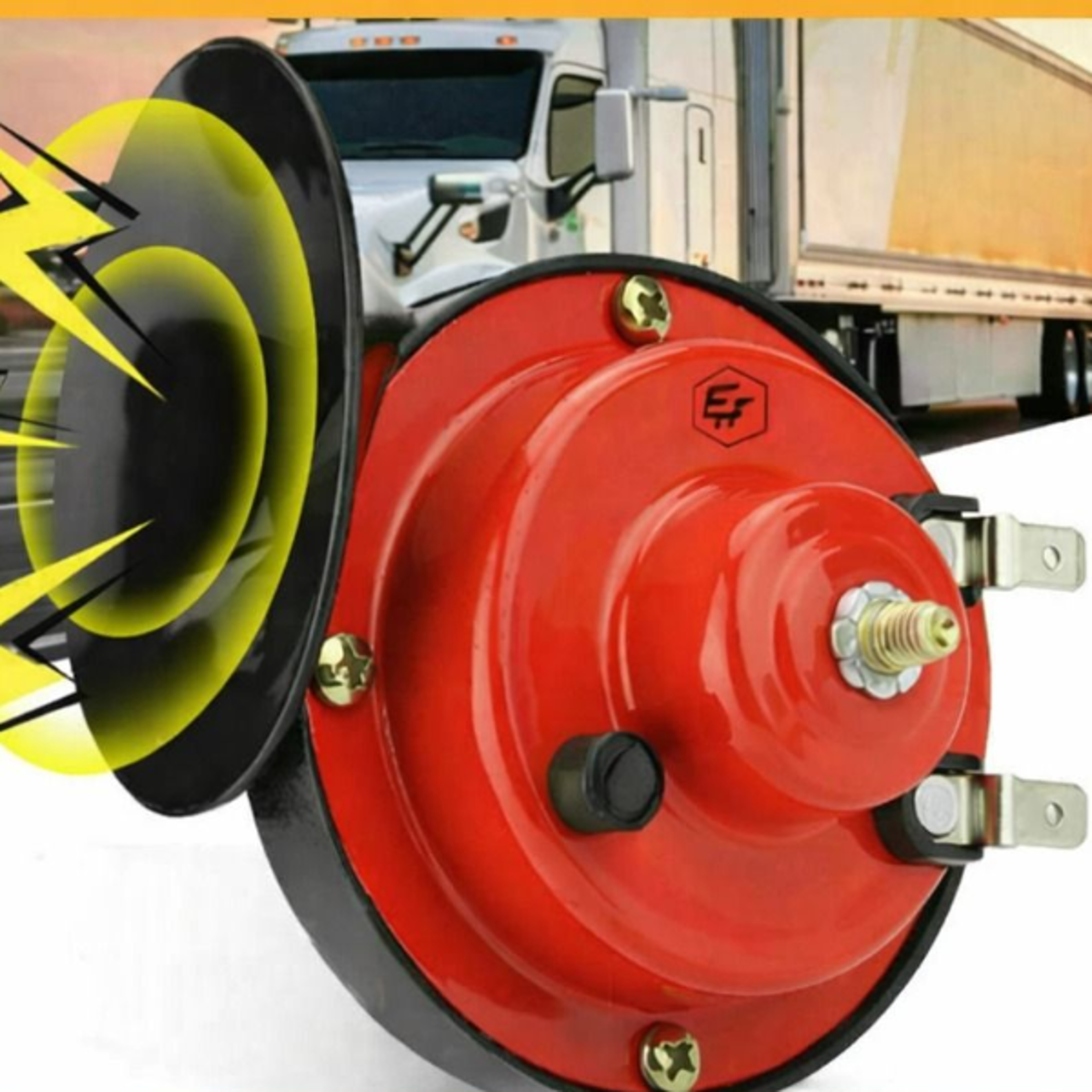 super loud train horn for motorcycle, car, truck, suv, and boat waterproof & powerful sound