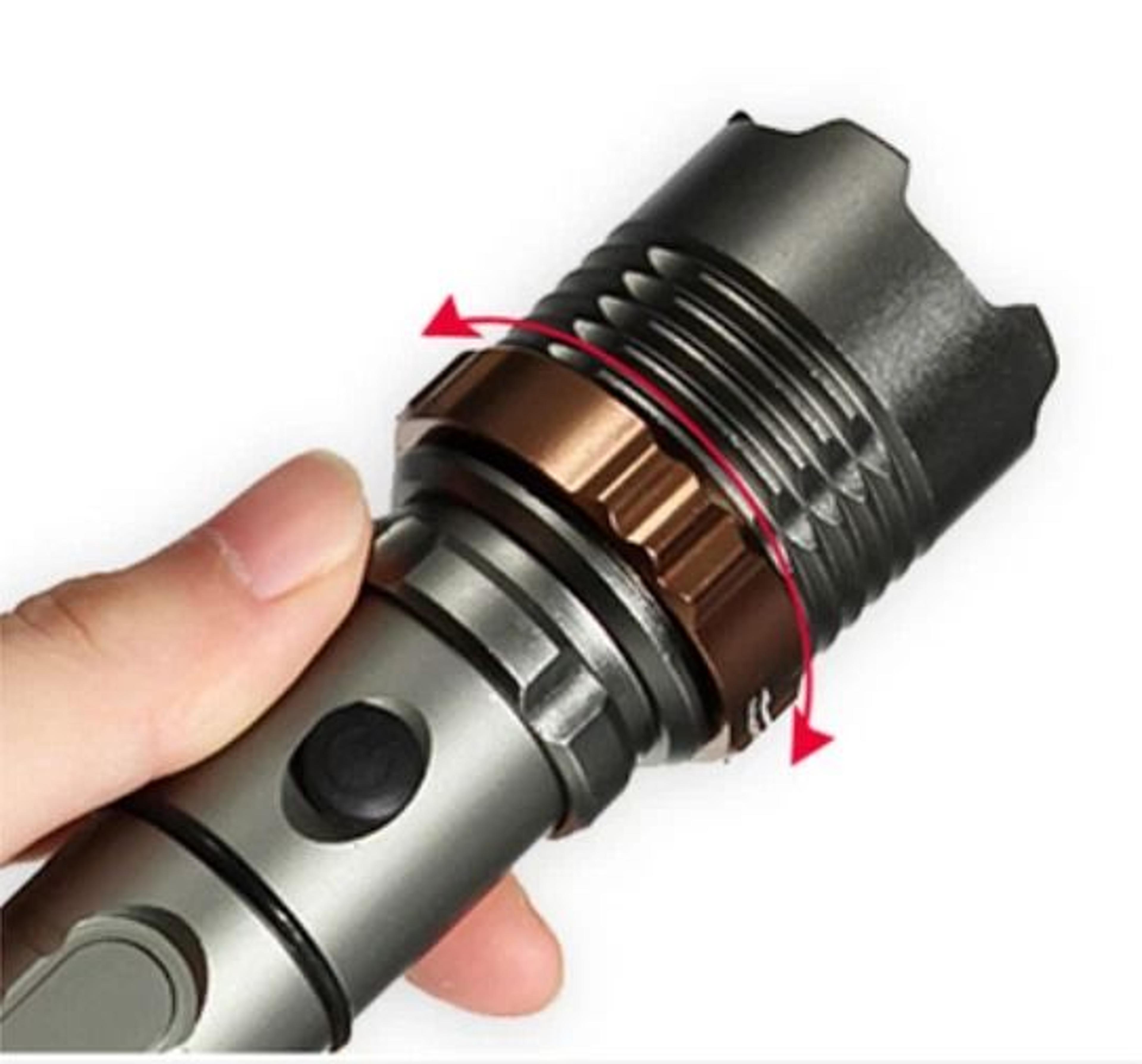 LED Flashlight Super Bright Rechargeable Spotlight Torch 1