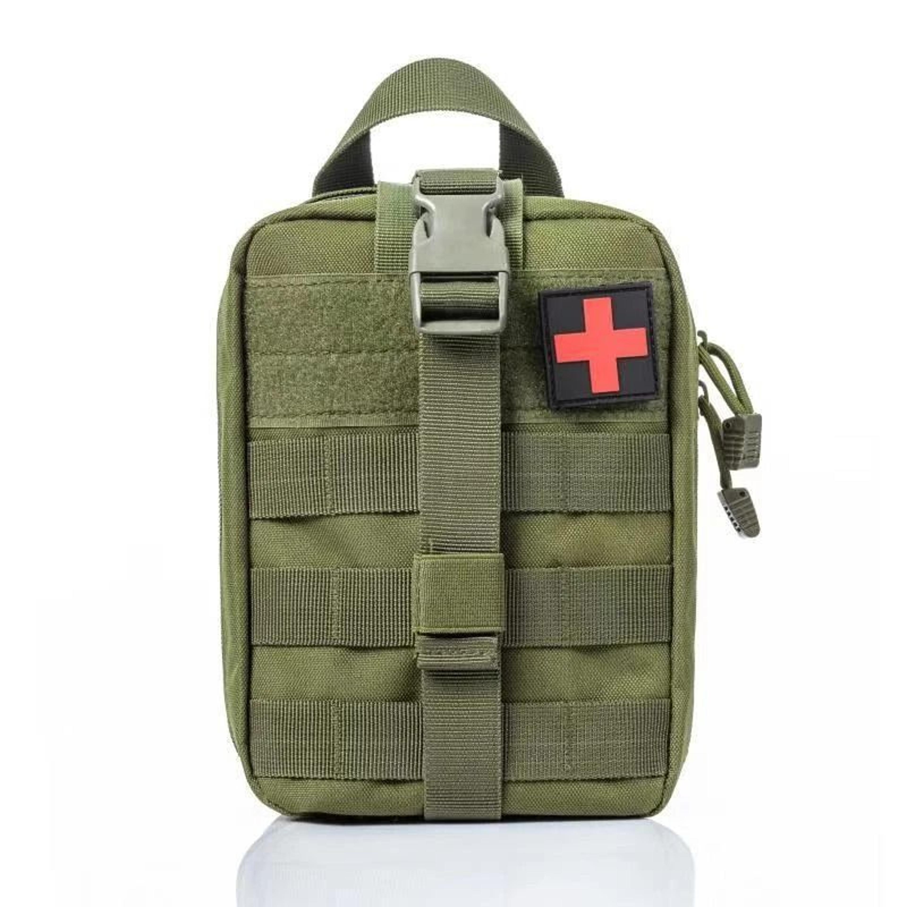 Tactical First Aid Kit With Molle Rip Away EMT Survival Pouch For Outdoor Emergencies 13