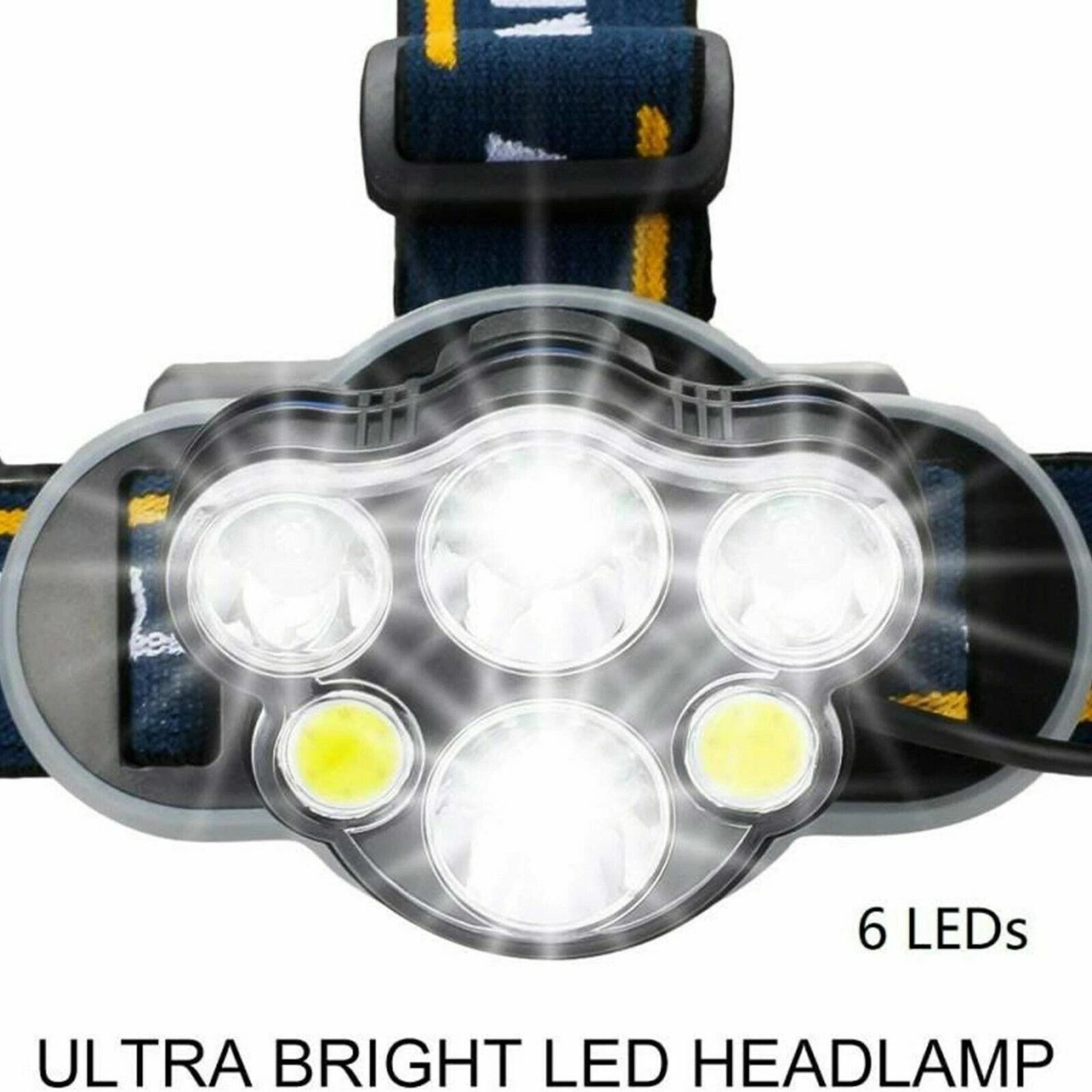 USB Rechargeable LED Headlamp Waterproof Adjustable Focus With Motion Sensor 2