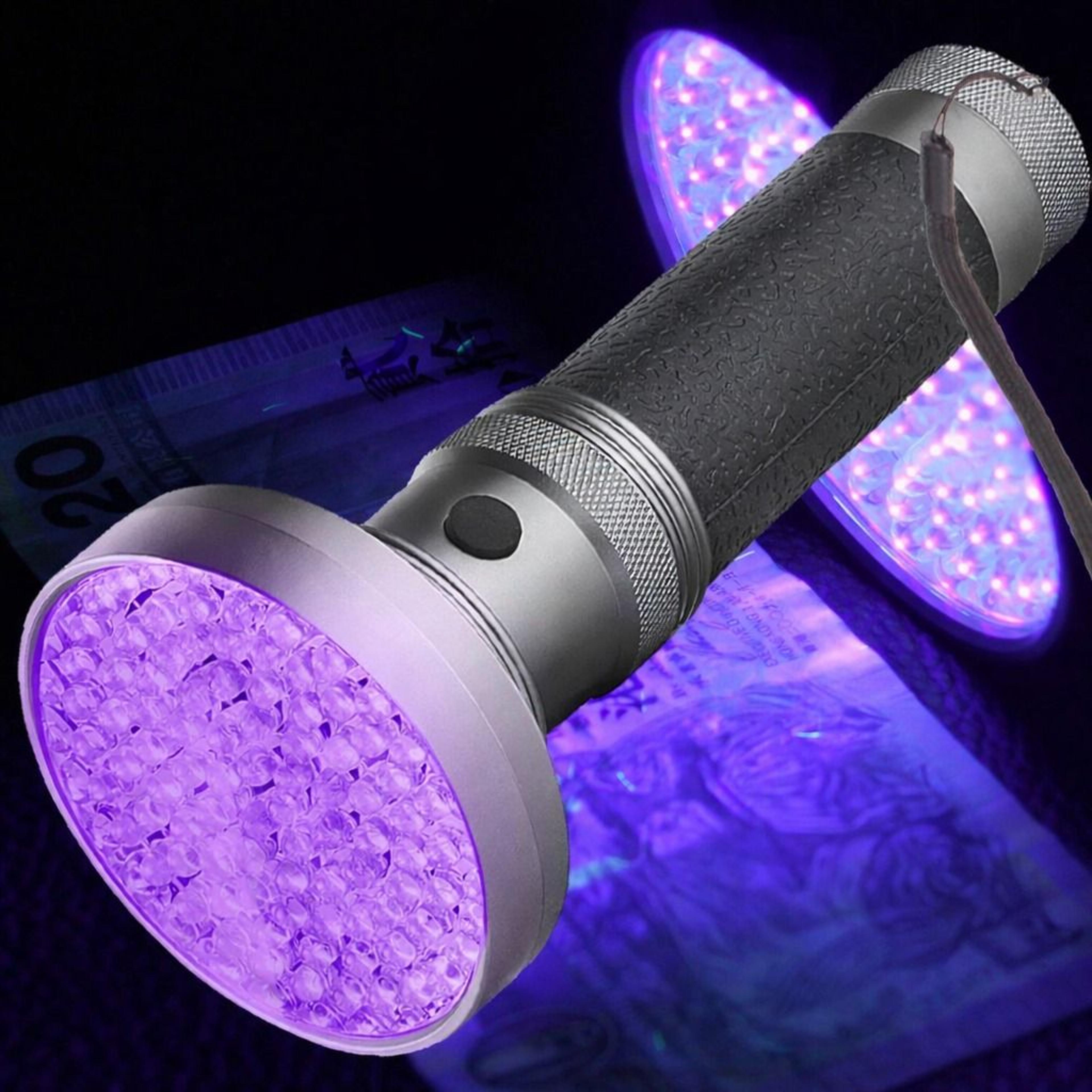 led uv ultraviolet flashlight blacklight torch for inspection & detection