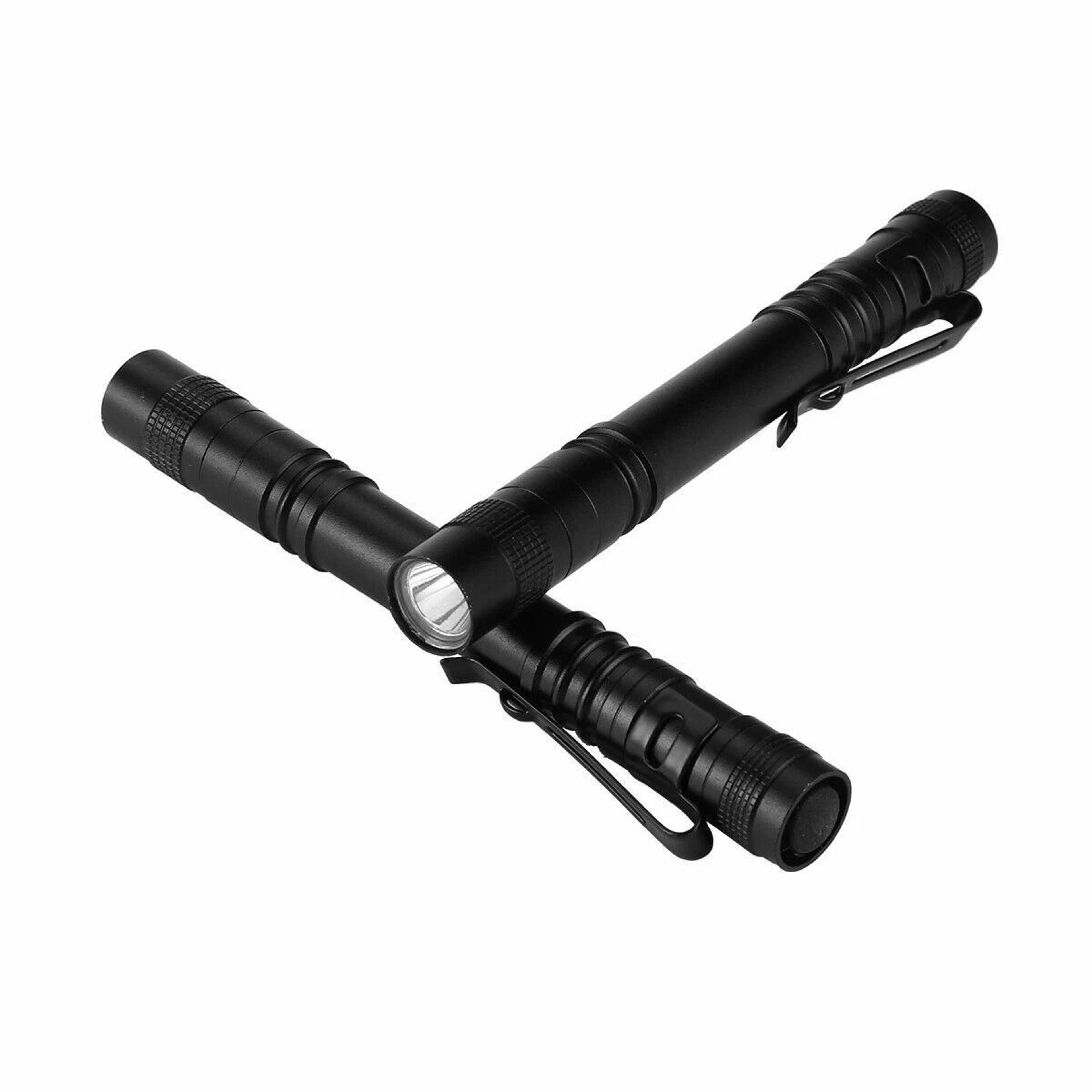 ultra bright mini led flashlight penlight with pocket clip portable torch