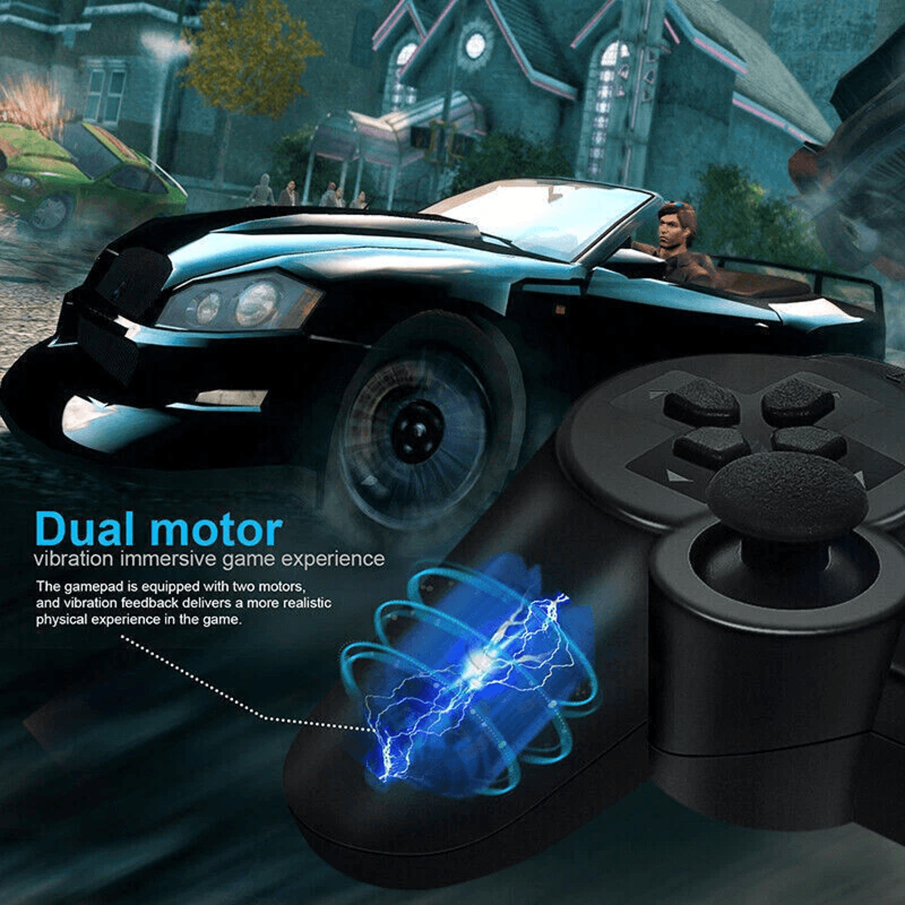 Black Wireless Bluetooth Controller For Sony PS3 Gamepad For Playstation 1
