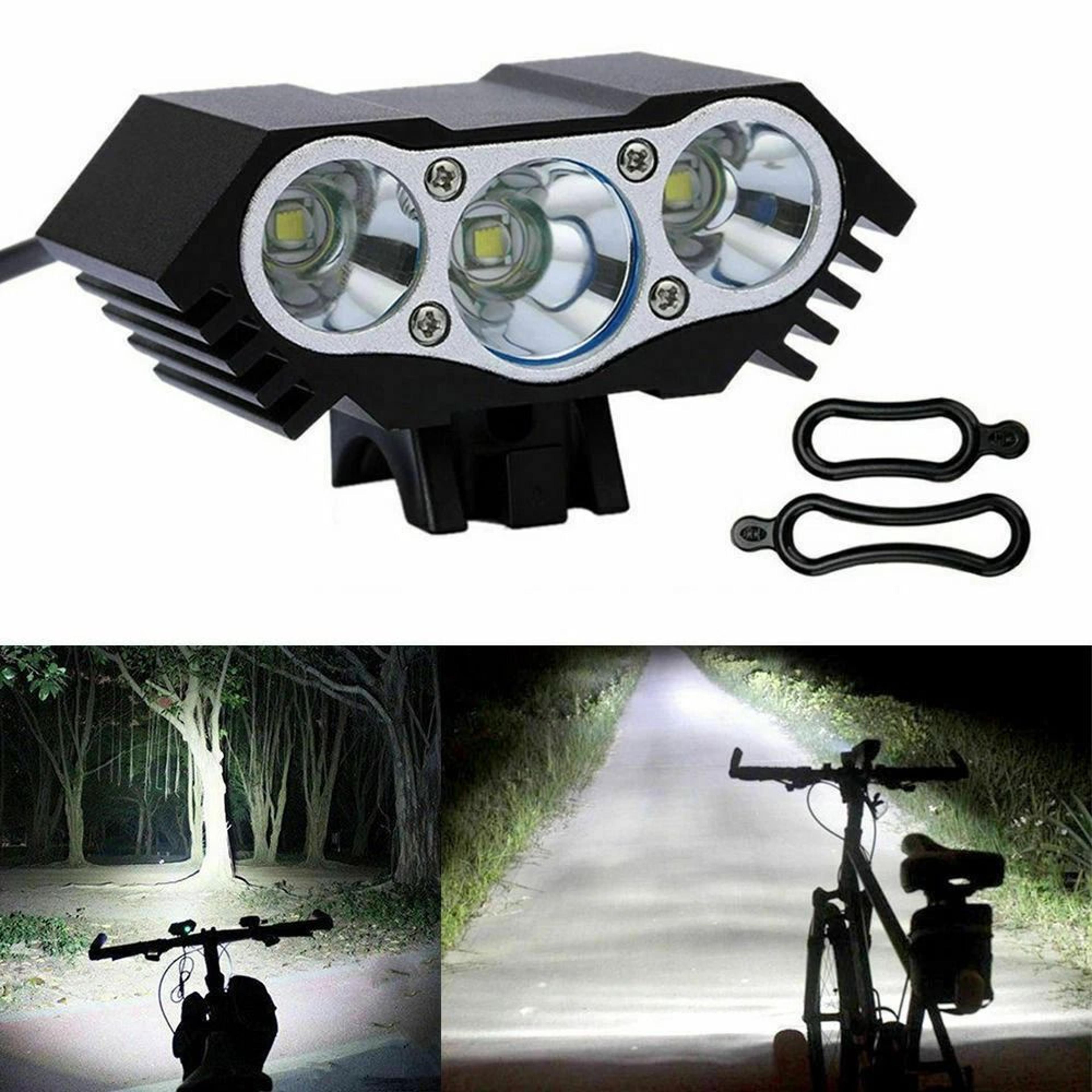 Powerful LED Bicycle Headlight With USB Charging 8