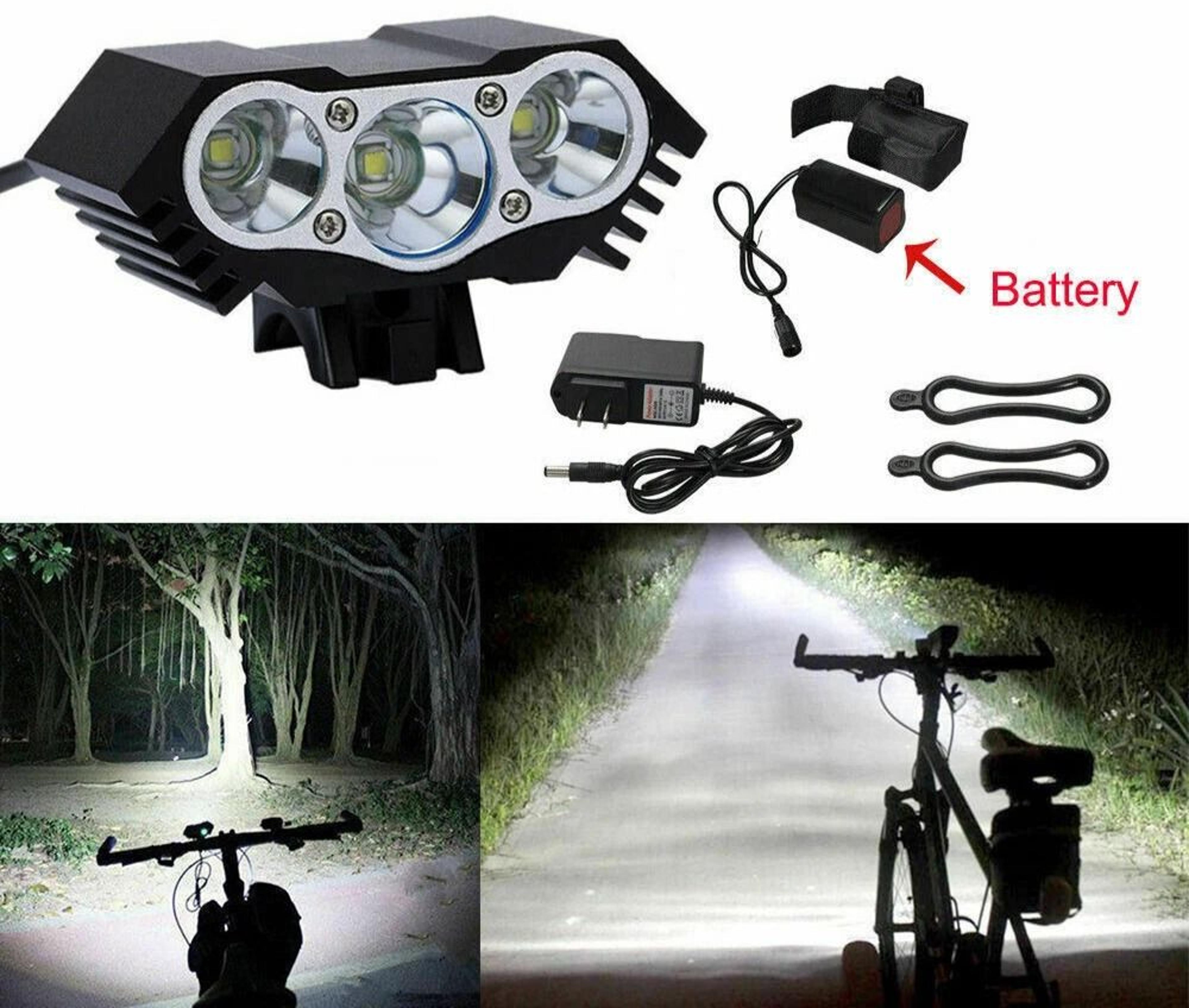 Powerful LED Bicycle Headlight With USB Charging 9