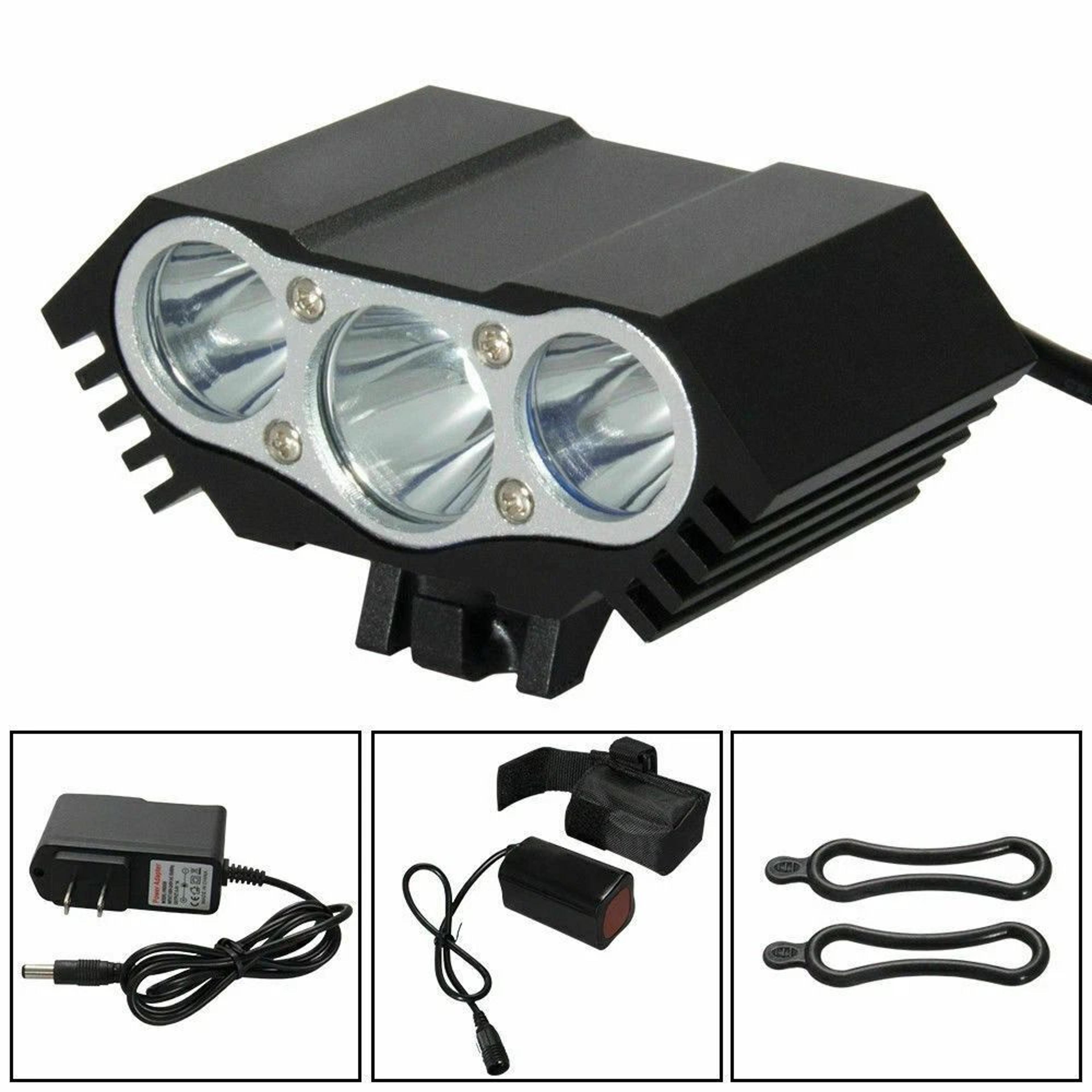 Powerful LED Bicycle Headlight With USB Charging 2