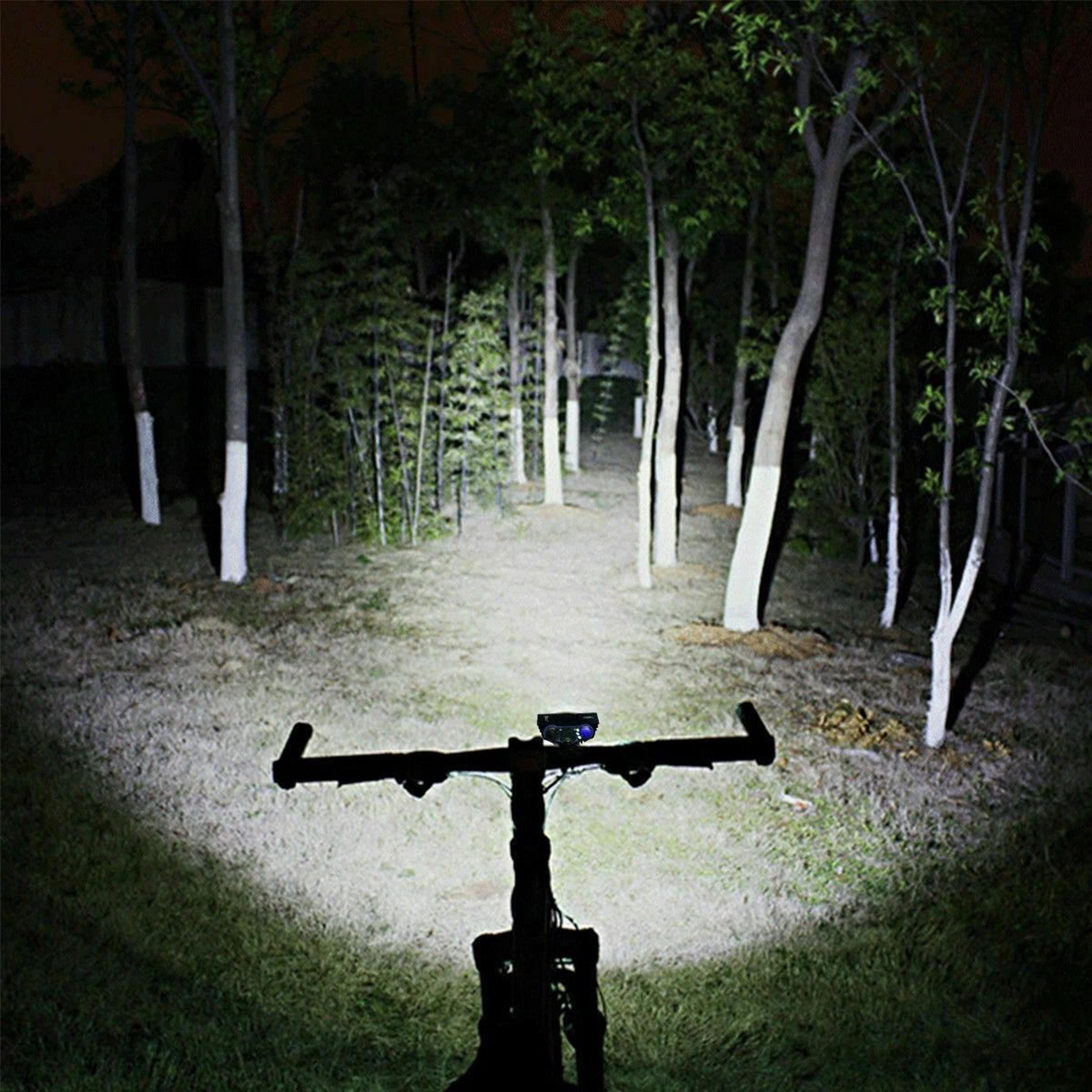Powerful LED Bicycle Headlight With USB Charging 7
