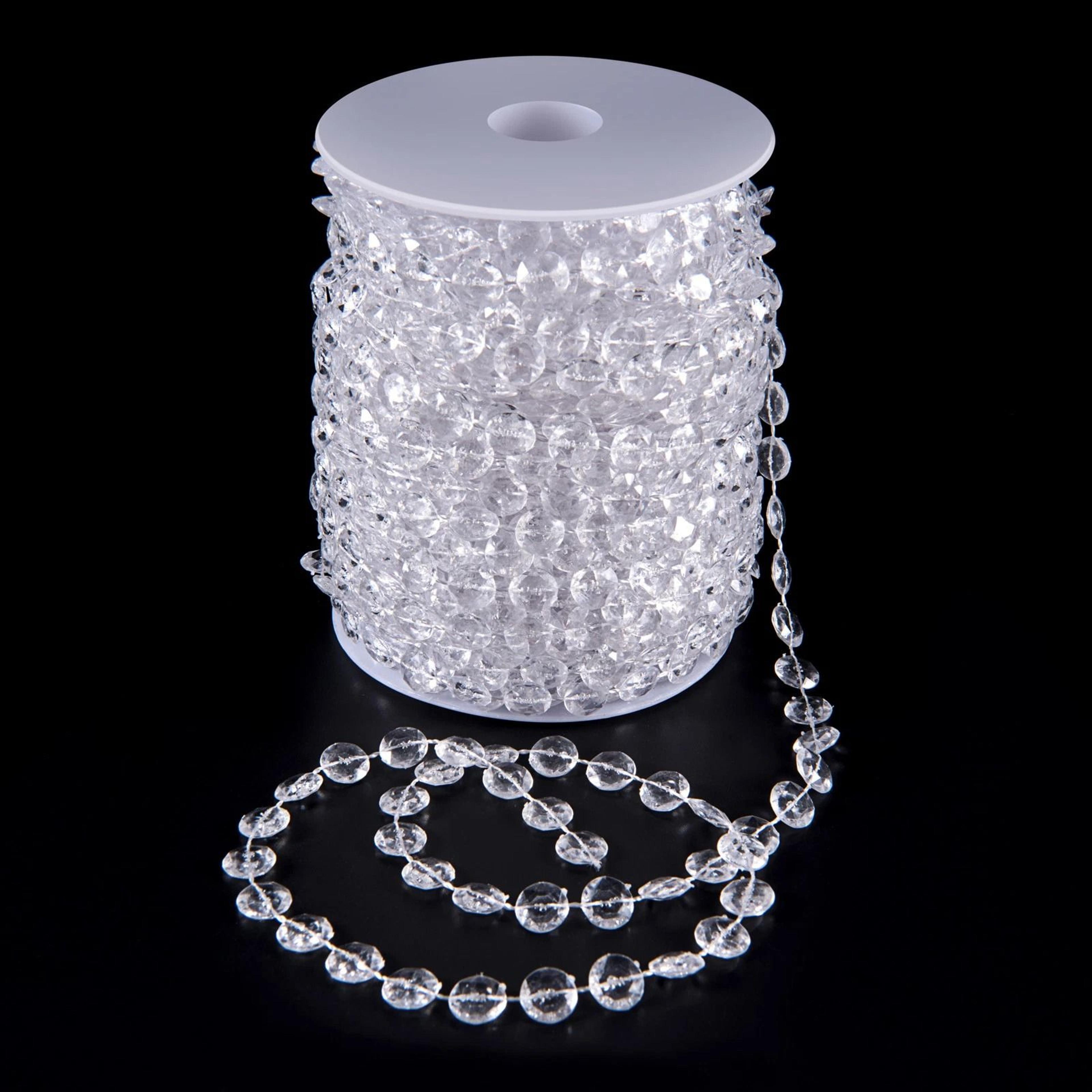 acrylic crystal beaded wedding garland strand for stunning decor