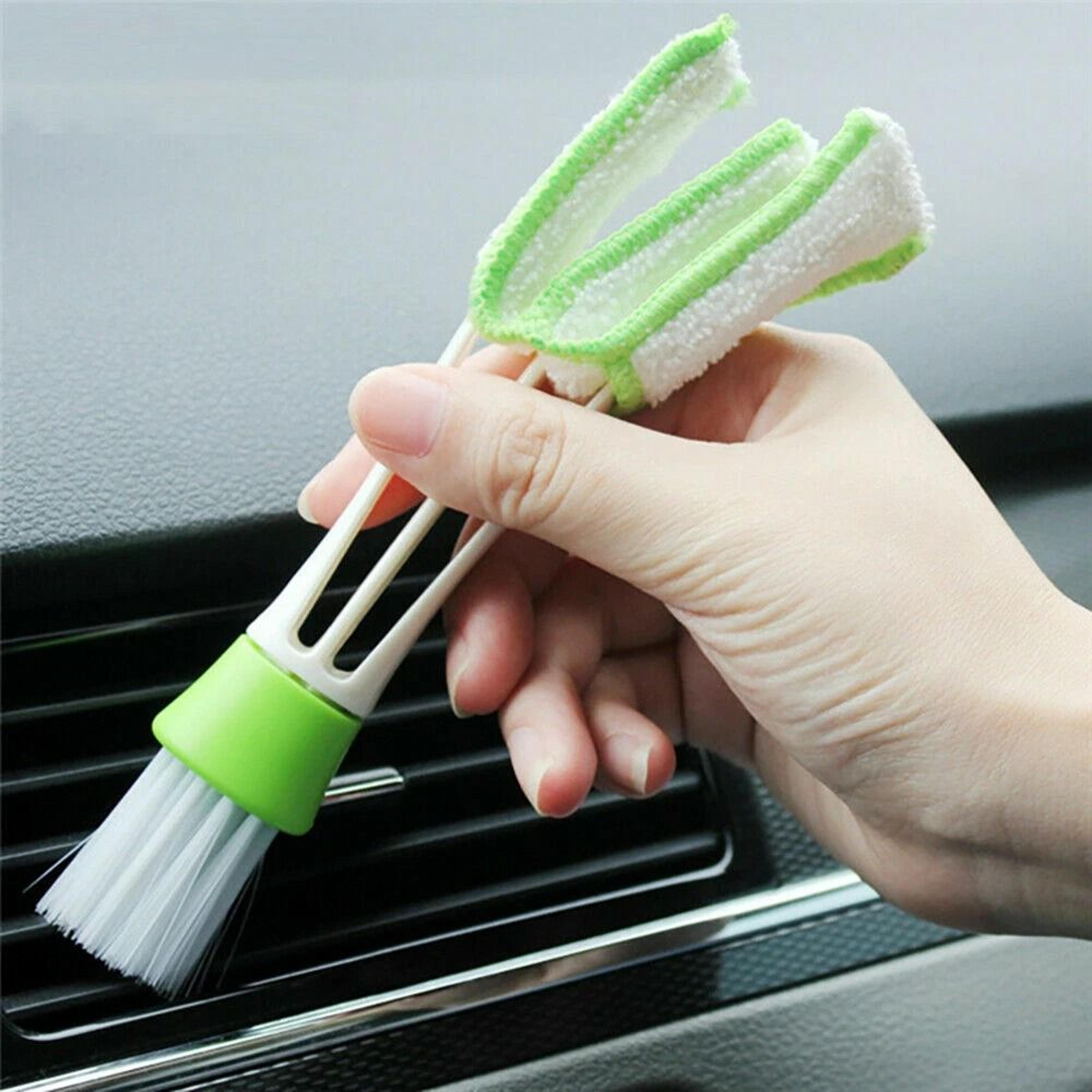 boar hair car detailing brush kit for auto & wheel cleaning