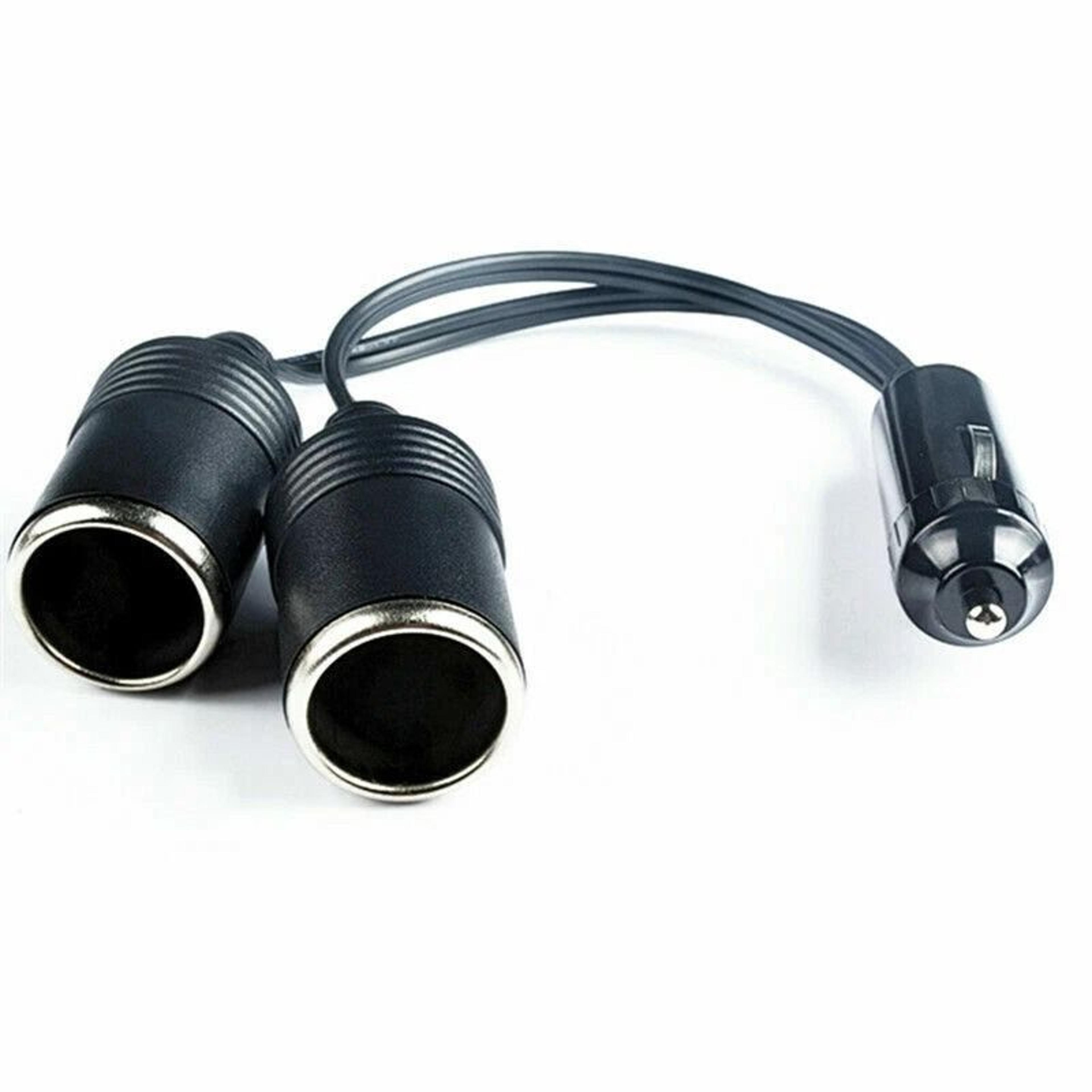 dual car cigarette lighter splitter charger auto outlet adapter for car power, splitter socket