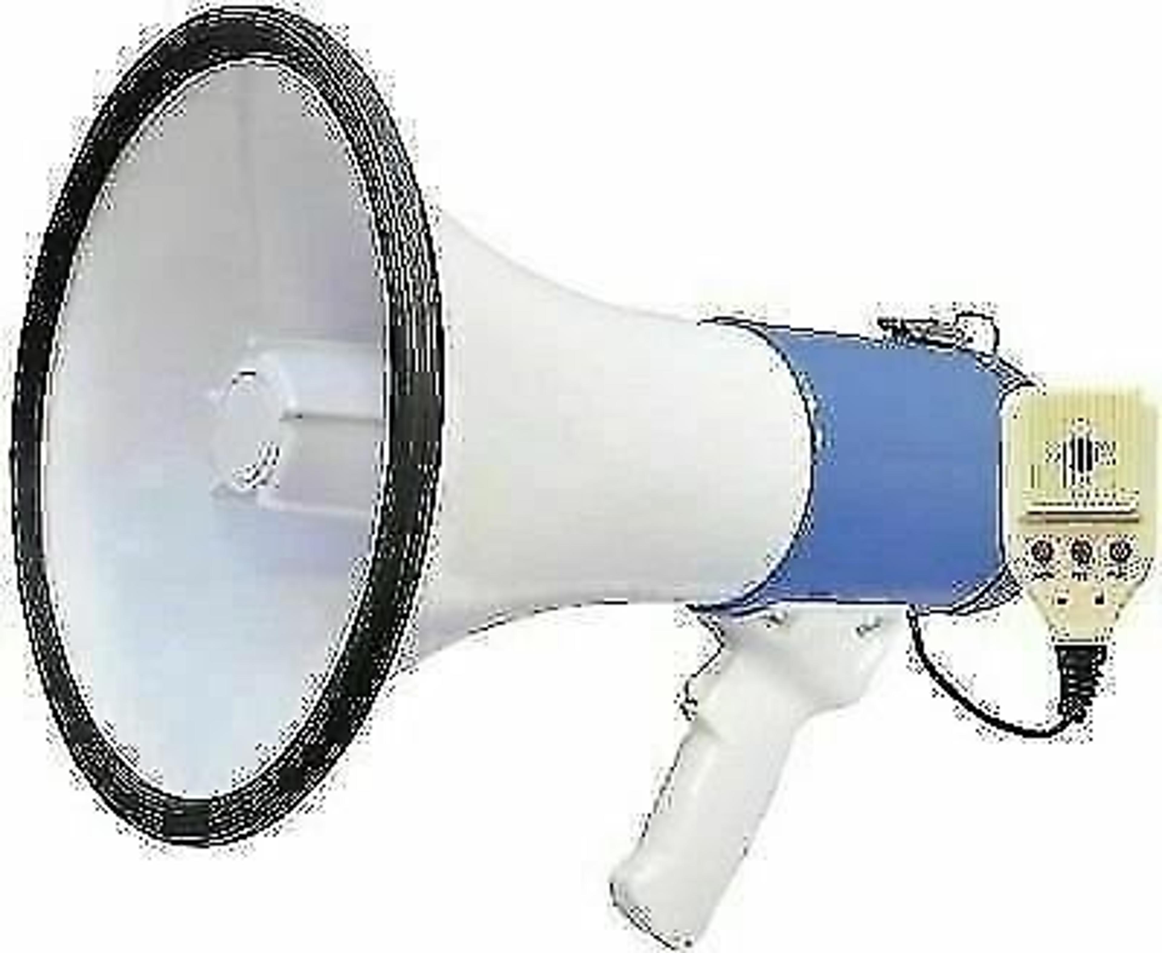 Pro Rechargeable Megaphone Speaker With Record  Input 7